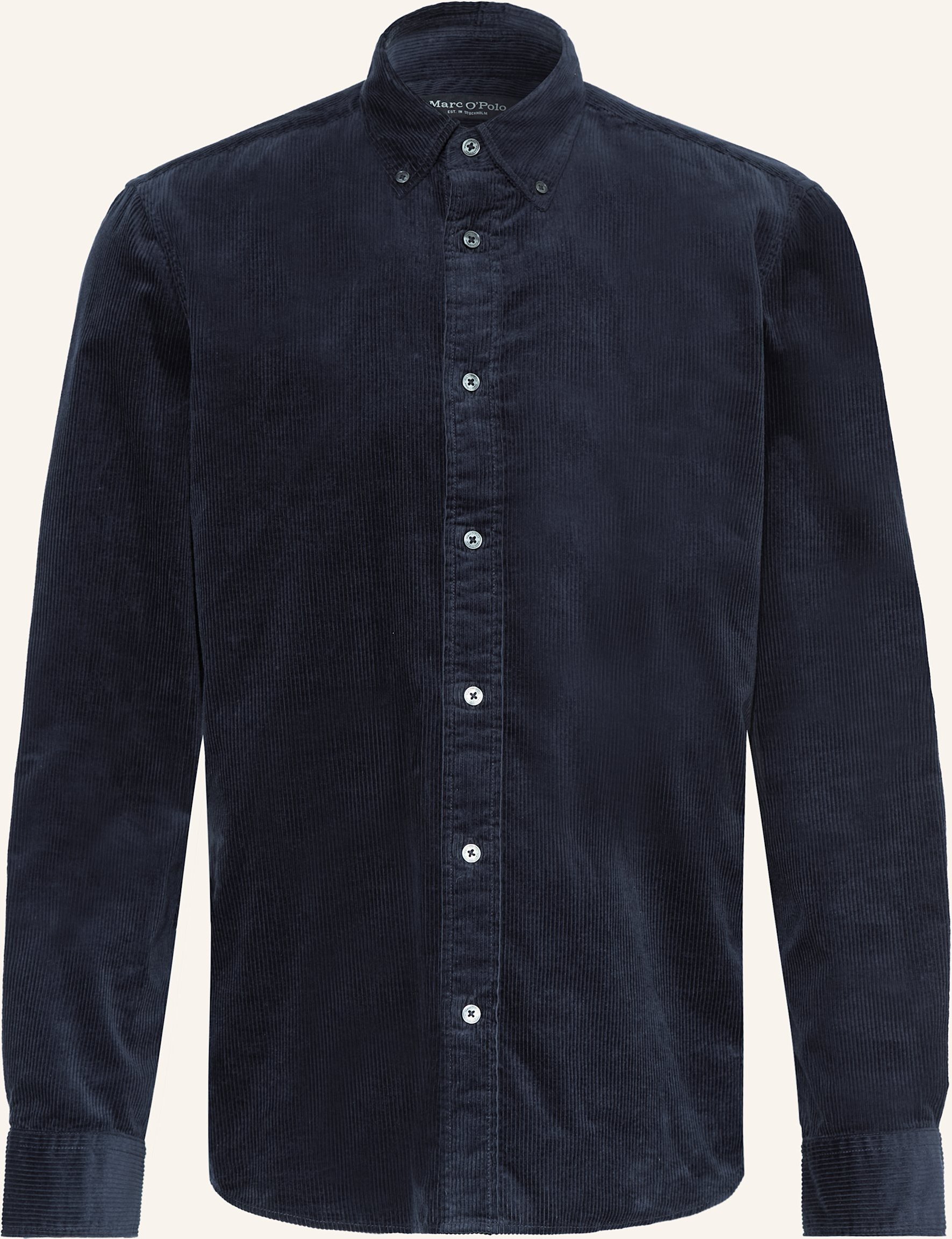 Marc O'polo Cordhemd Regular Fit blau