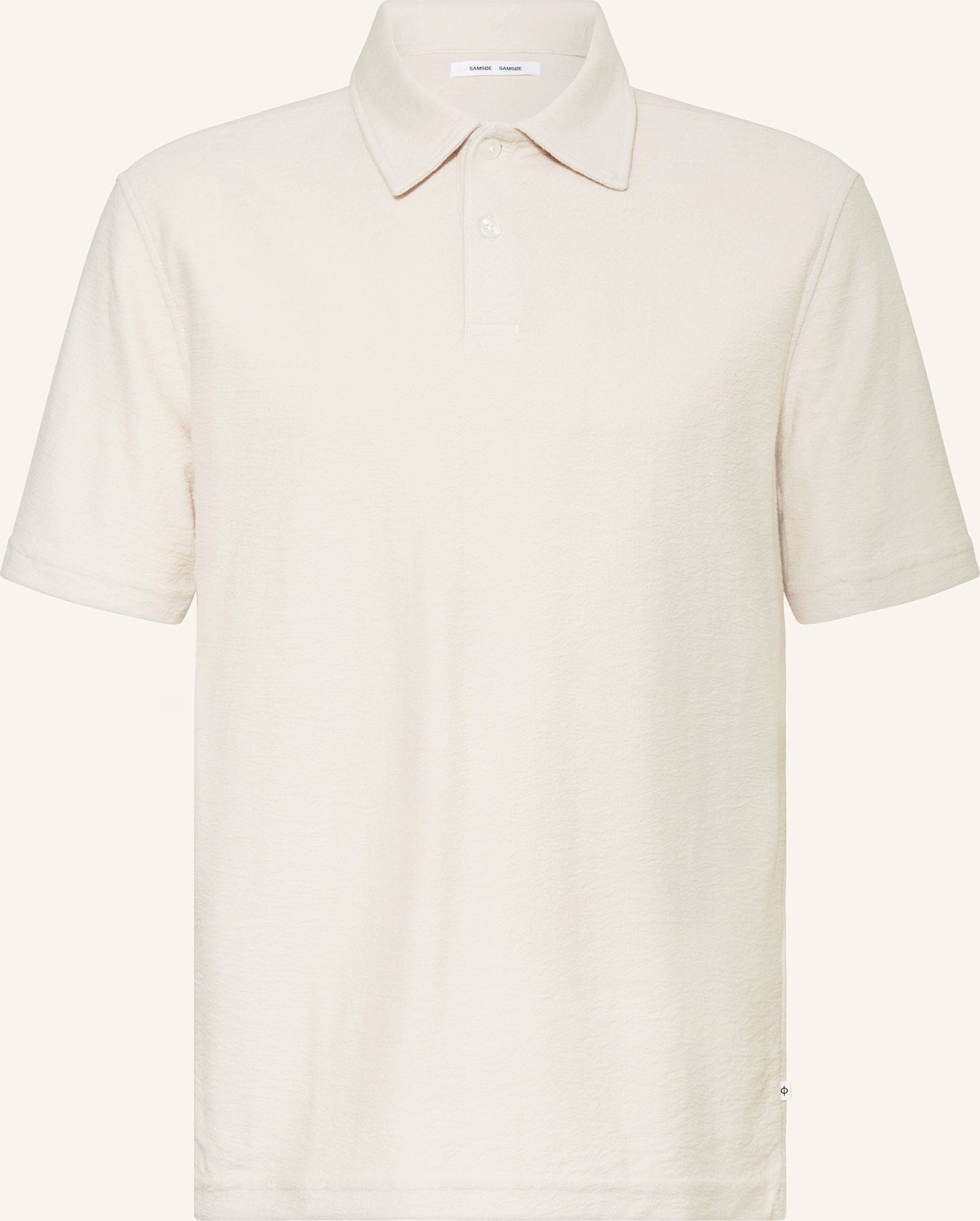 Samsøe Samsøe Jersey-Poloshirt Sakvistbro Regular Fit weiss