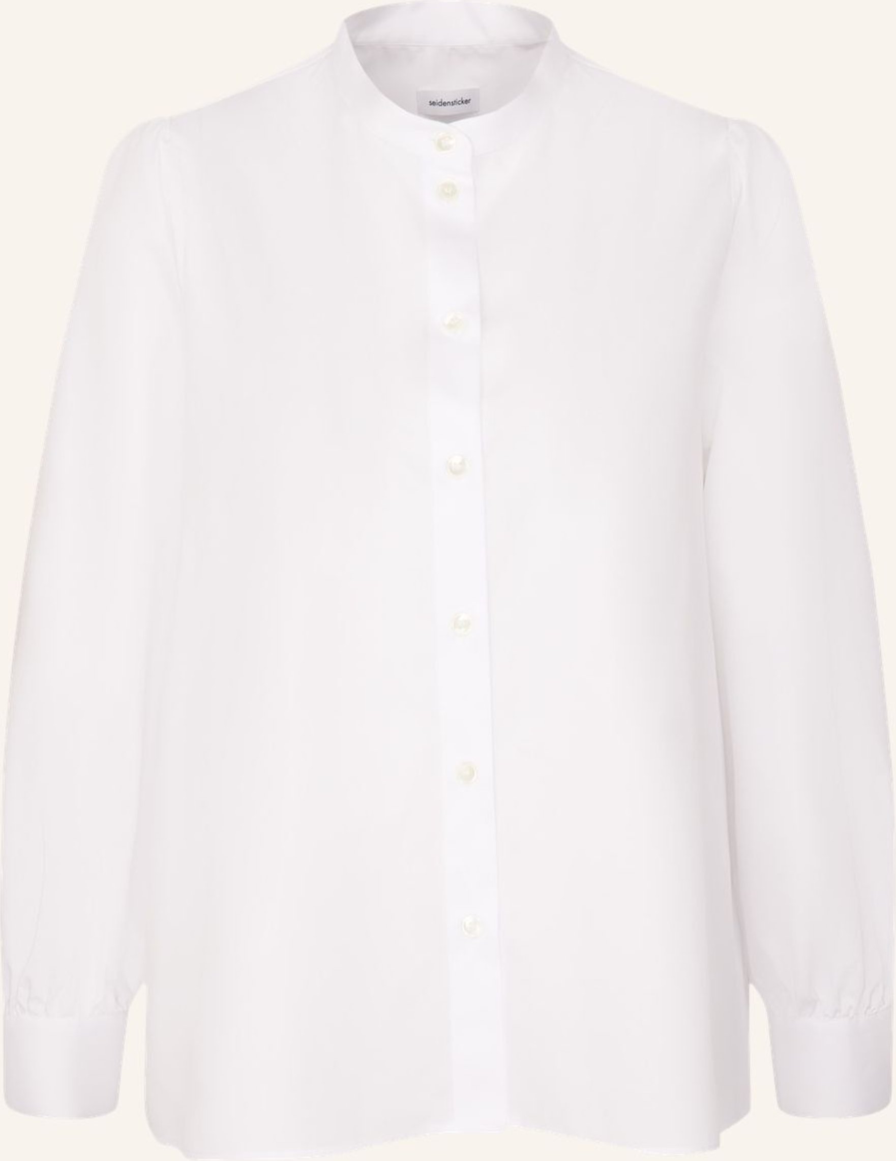 Seidensticker Stehkragenbluse weiss