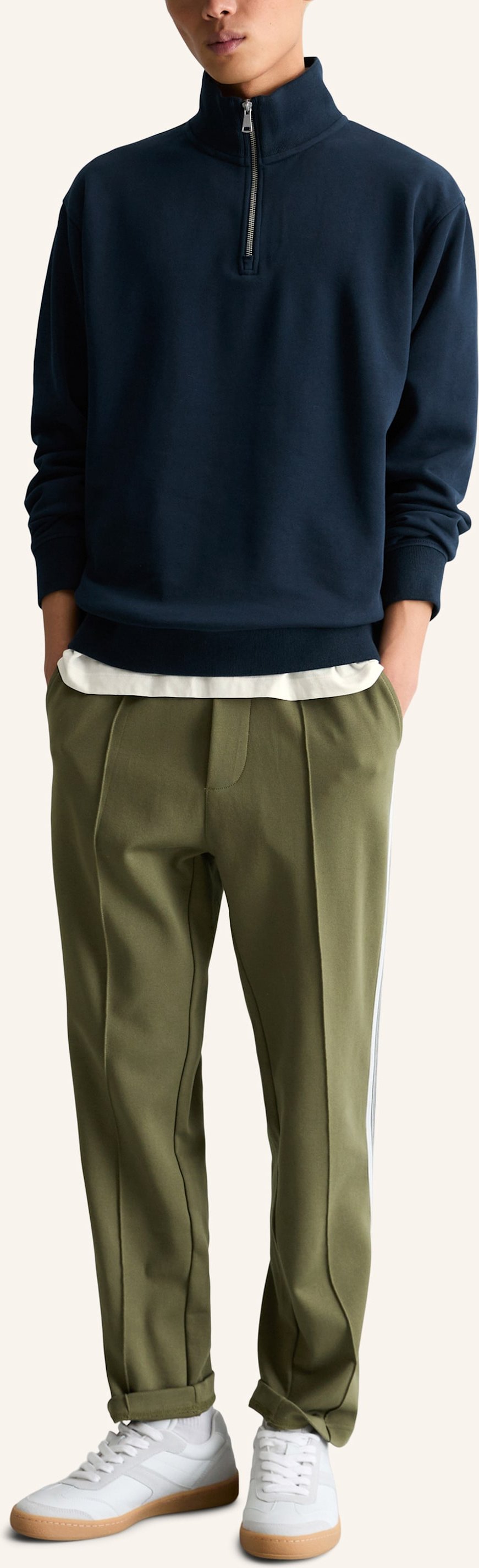 Marc O'polo Denim Sweat-Troyer blau