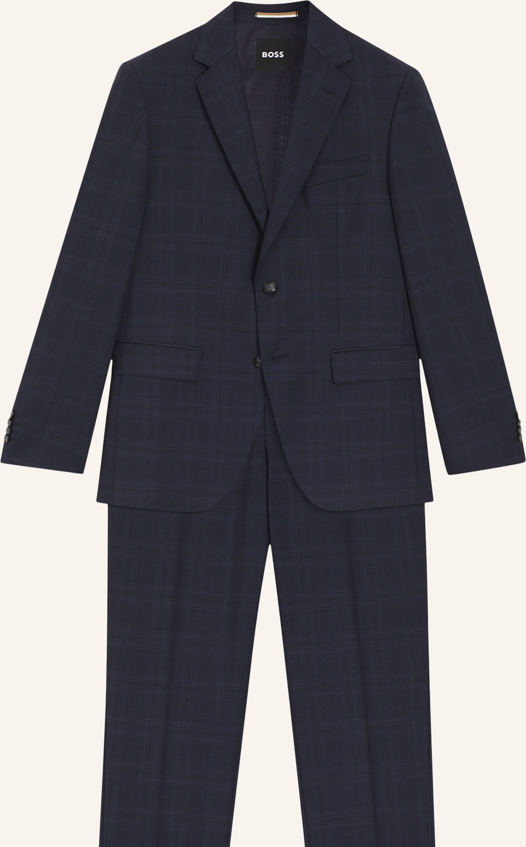 Boss Business Anzug H-Jeckson-2pcs-253 Regular Fit blau