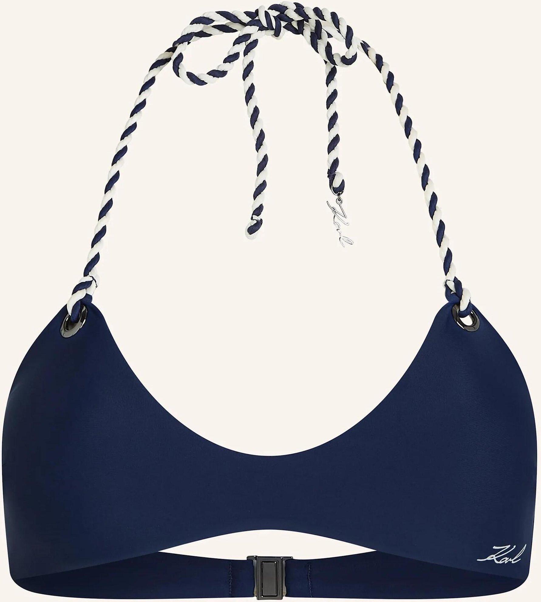 Karl Lagerfeld Bikini-Top blau