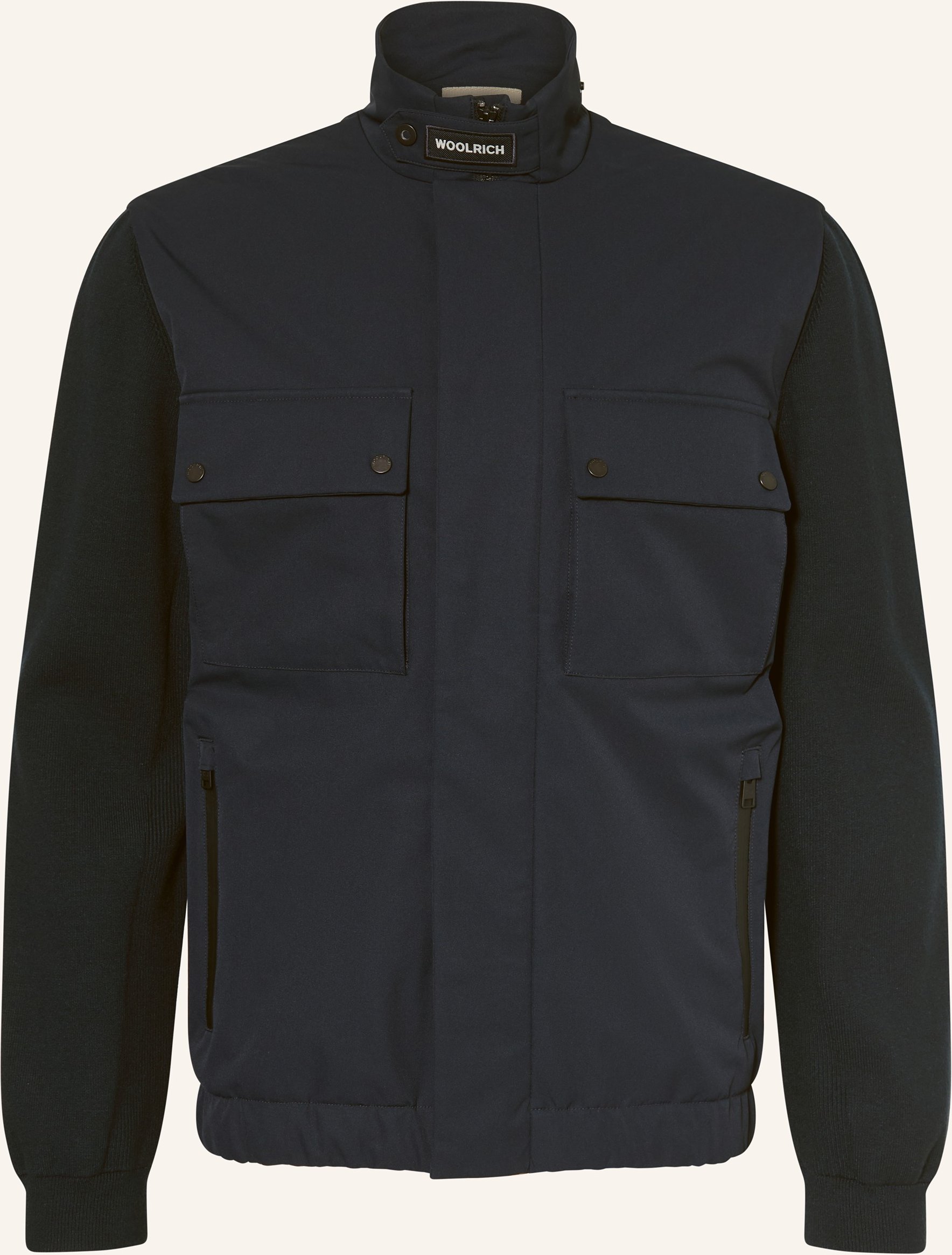 Woolrich Jacke Im Materialmix blau
