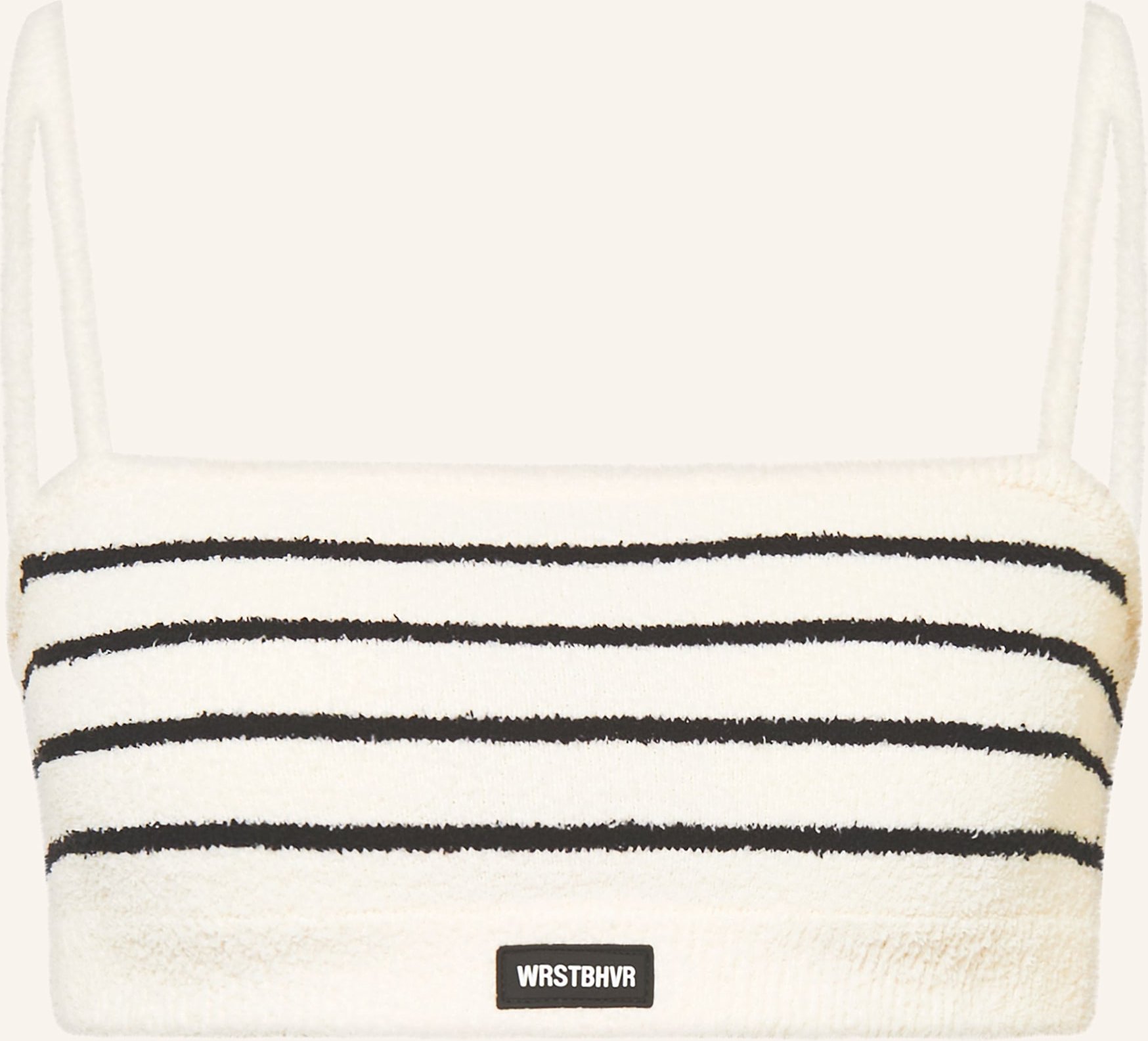 Wrstbhvr Cropped-Stricktop Mady weiss