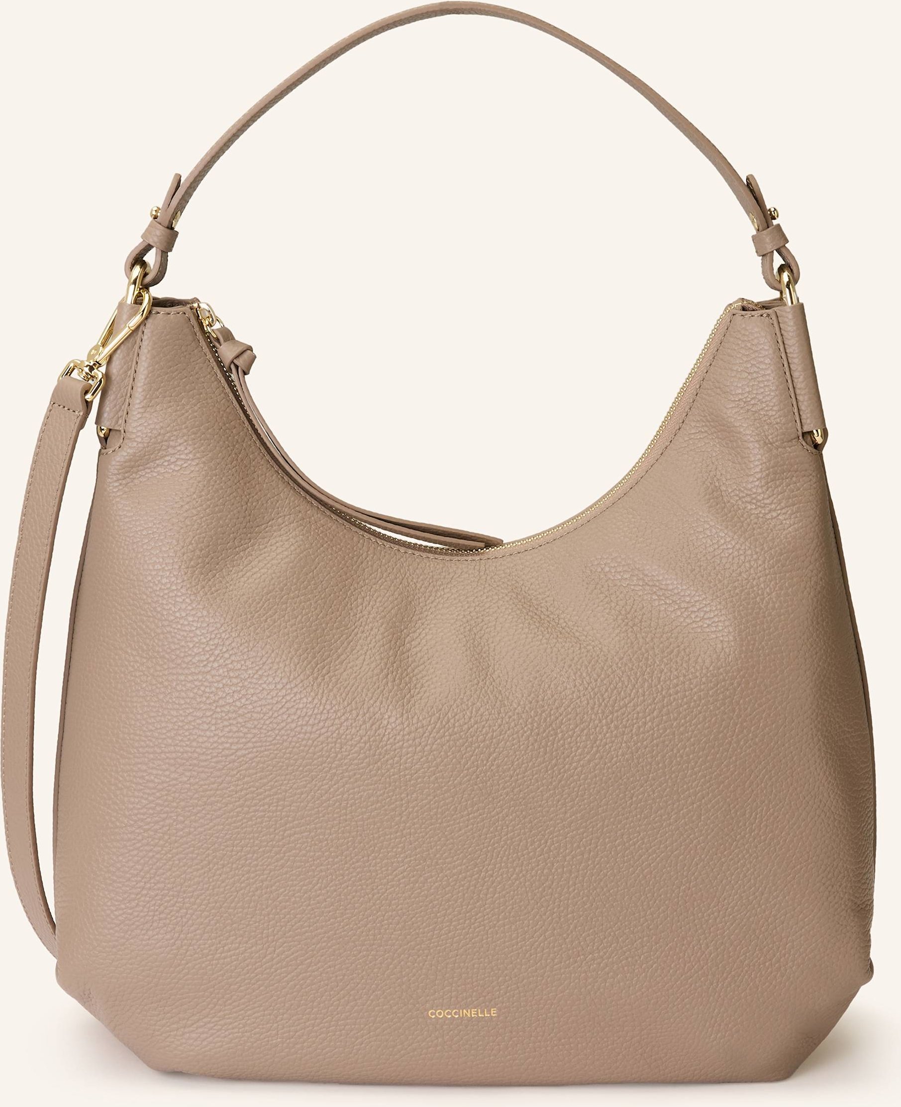 Coccinelle Beuteltasche beige