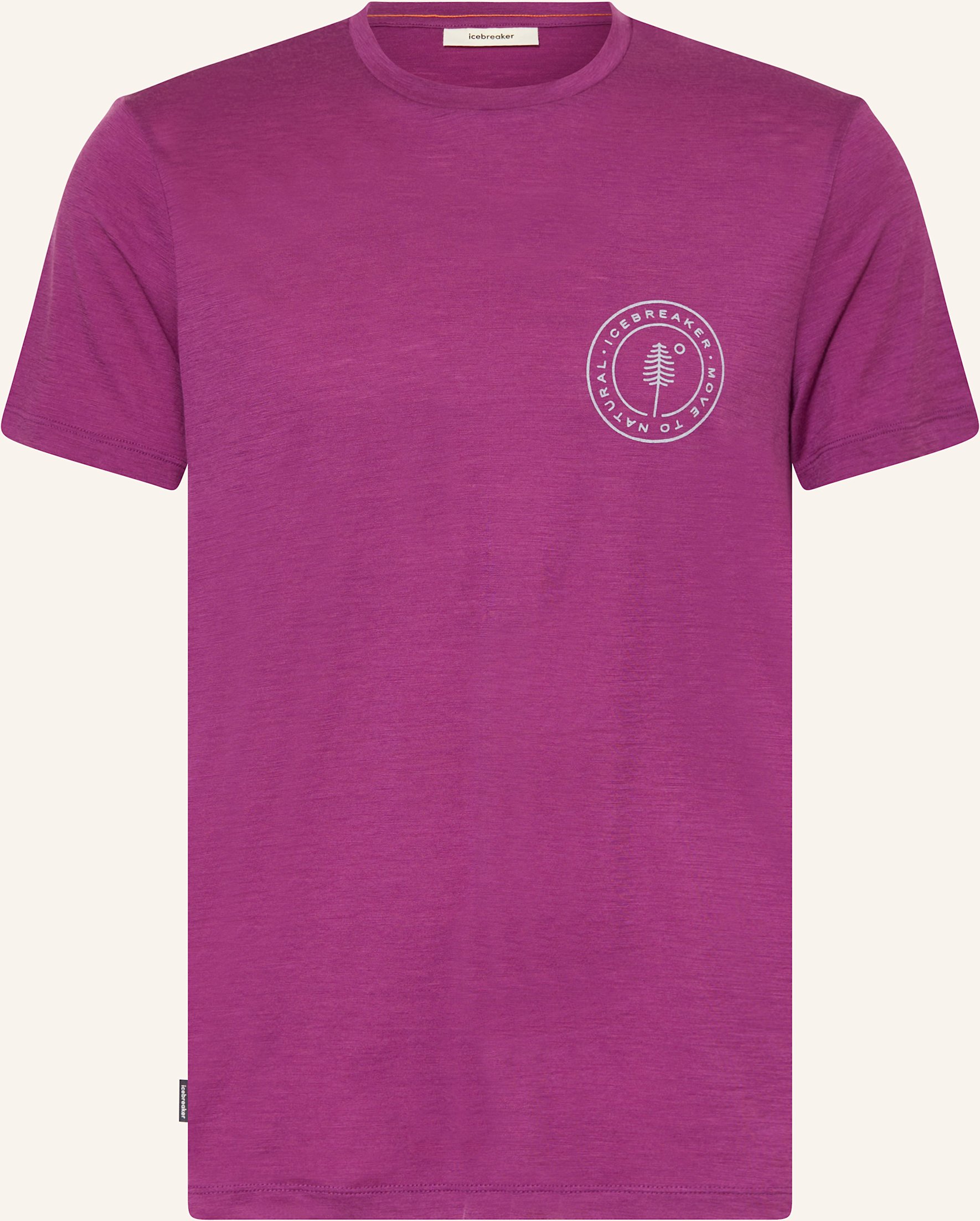 Icebreaker T-Shirt Merino 150 Tech Lite™ Aus Merinowolle lila