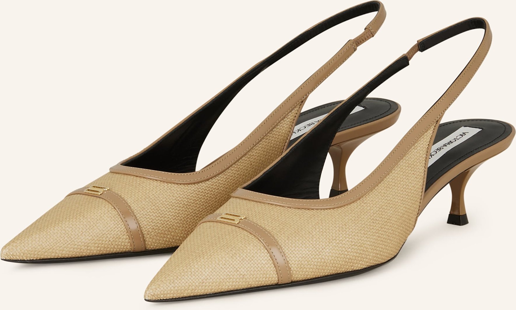 Victoria Beckham Slingpumps beige