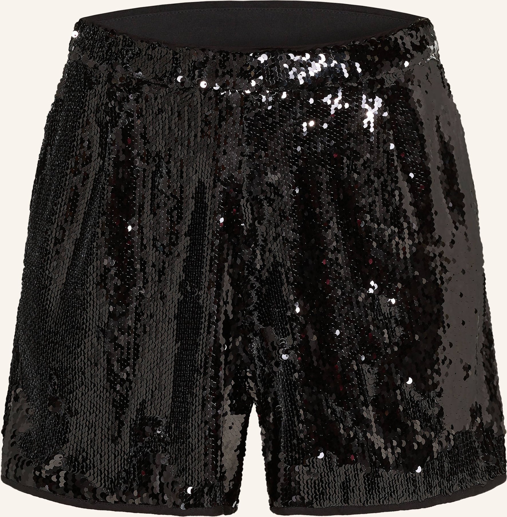 Mrs & Hugs Shorts Mit Pailletten schwarz