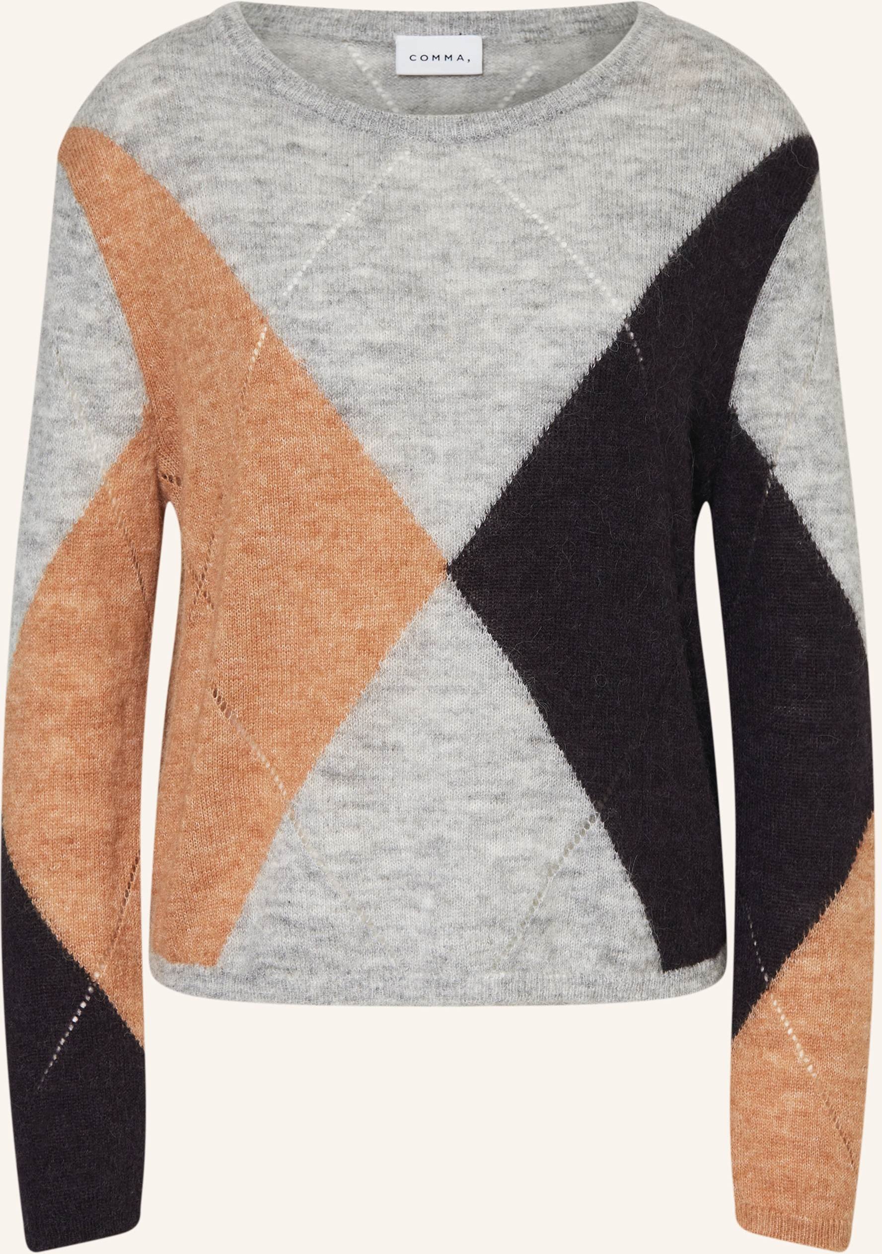 Comma Pullover grau