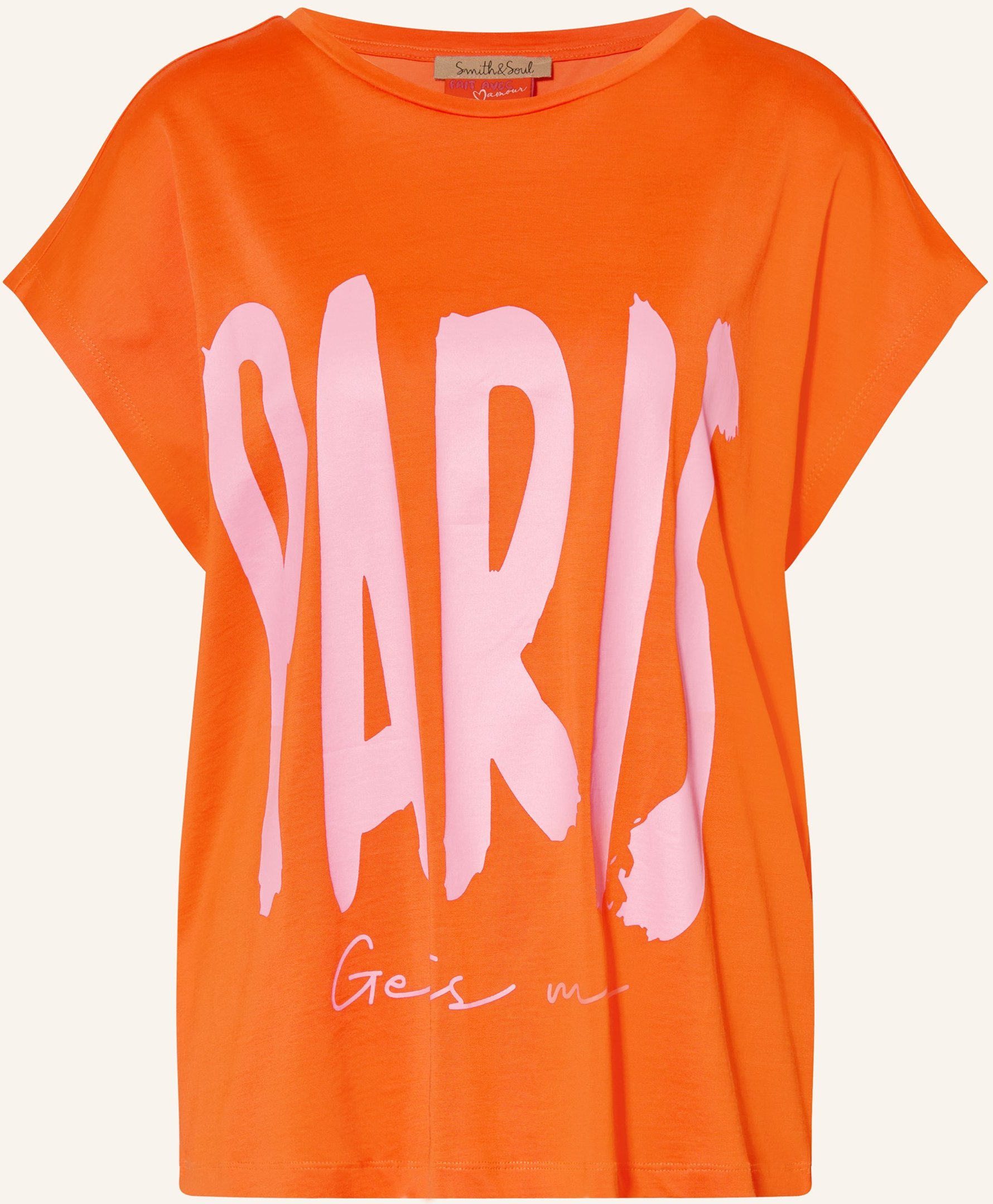 Smith & Soul Oversized-Shirt orange