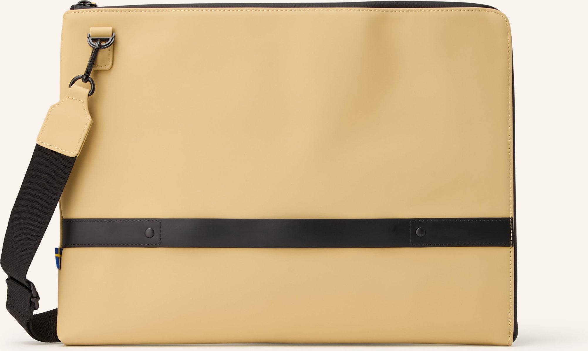 Gaston Luga Laptop-Tasche Spläsh beige