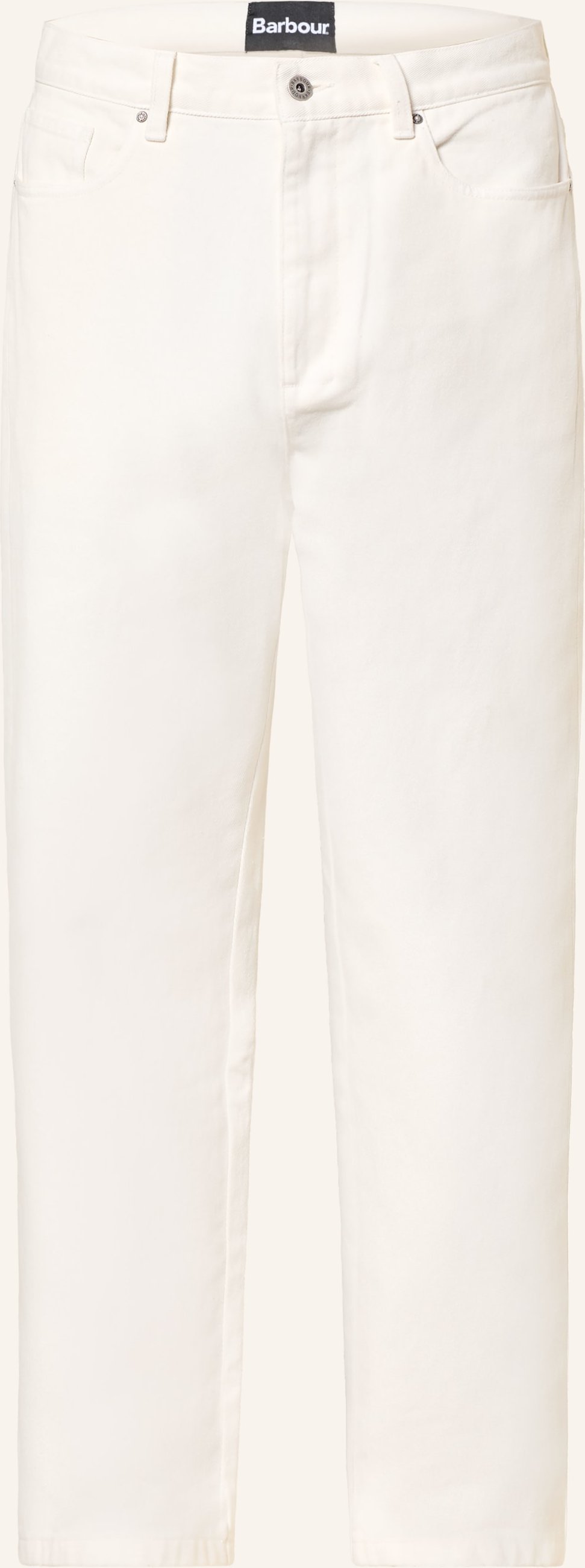 Barbour Jeans Neutral Regular Fit weiss