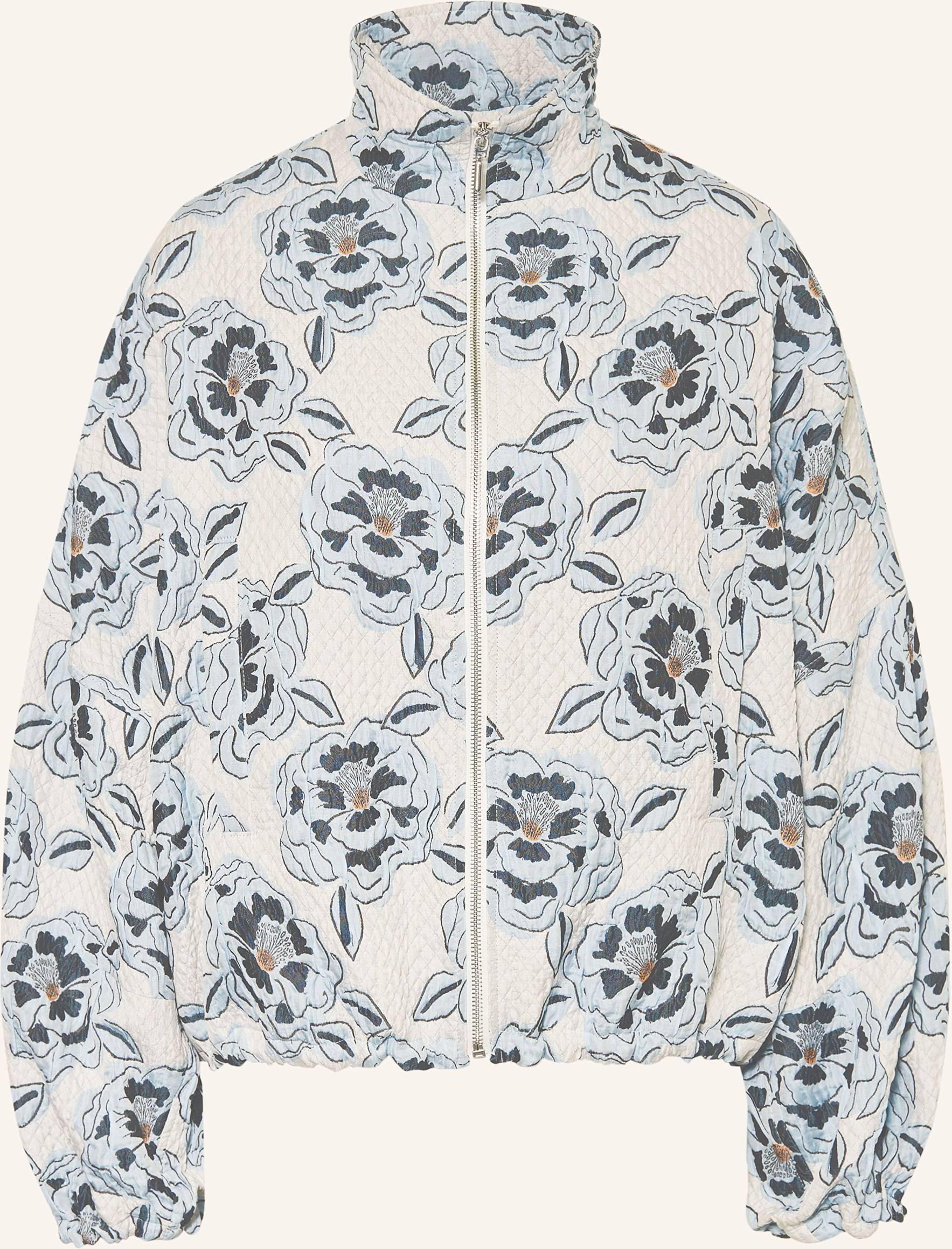 Sem Per Lei Jacquard-Blouson blau