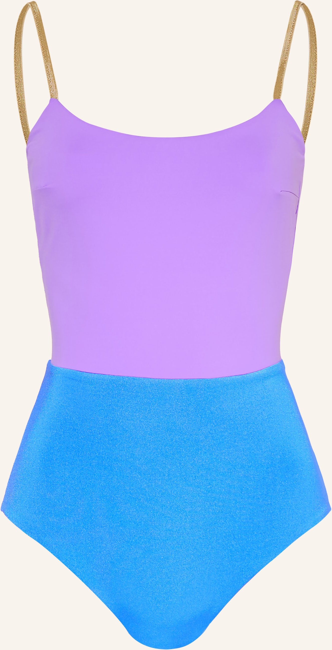 Mymarini Badeanzug Shine Zum Wenden Mit Uv-Schutz 50+ lila