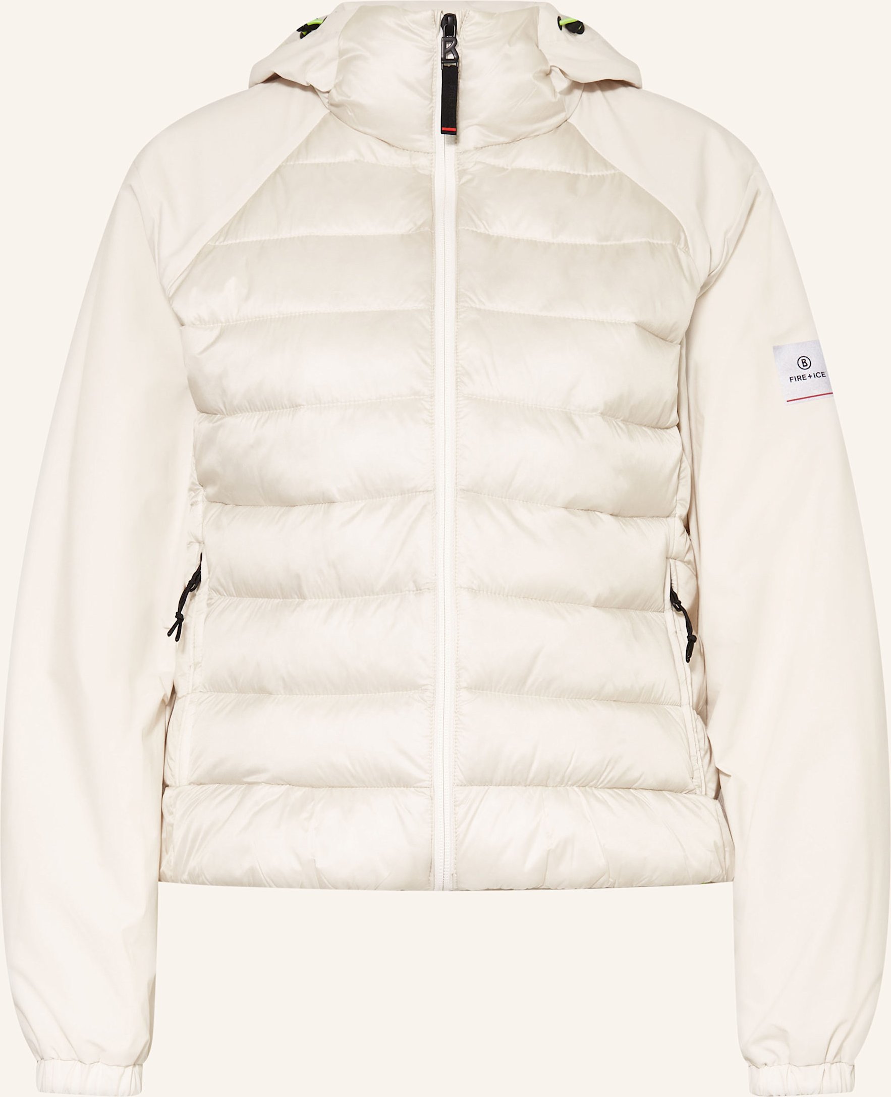 Fire+Ice Hybrid-Steppjacke Magan weiss