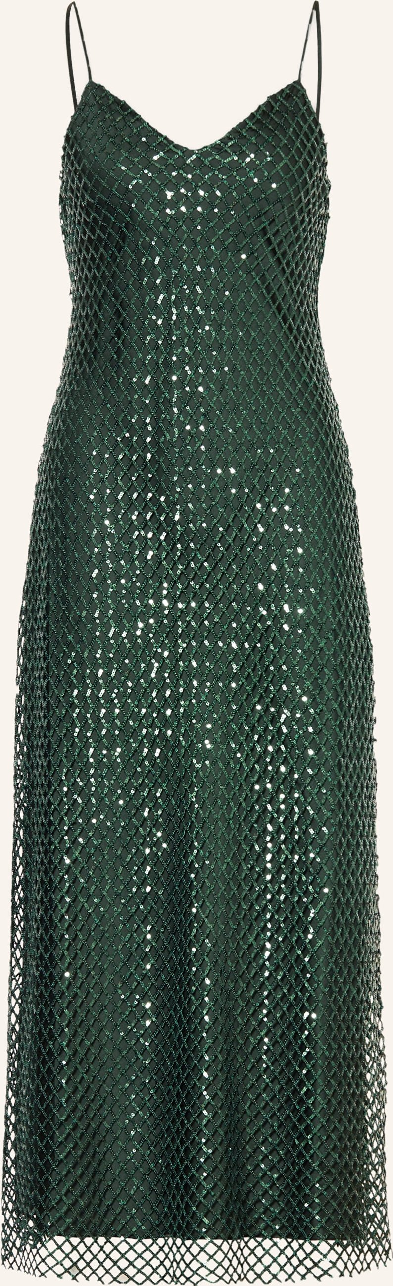 Allsaints Kleid Chantelle Mit Pailletten gruen