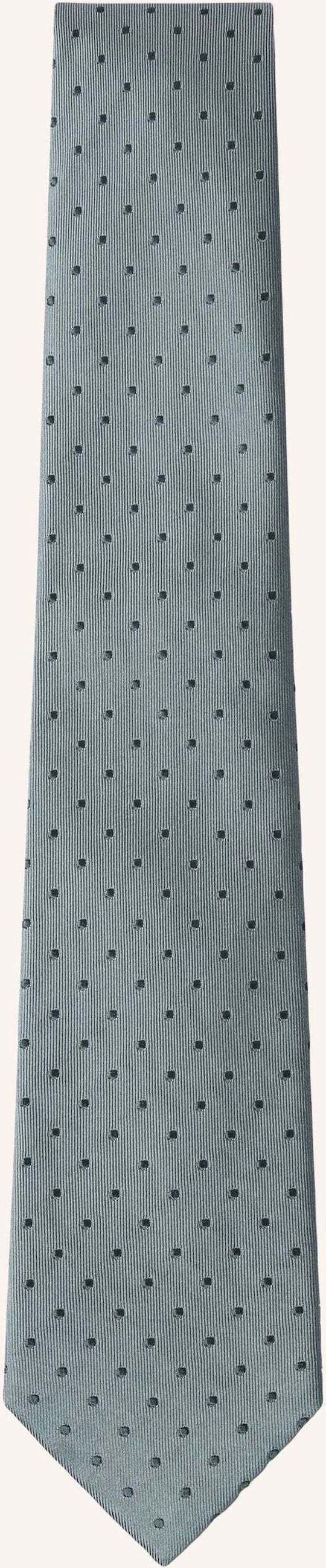 Hackett London Krawatte Twill Mayfair Dot gruen