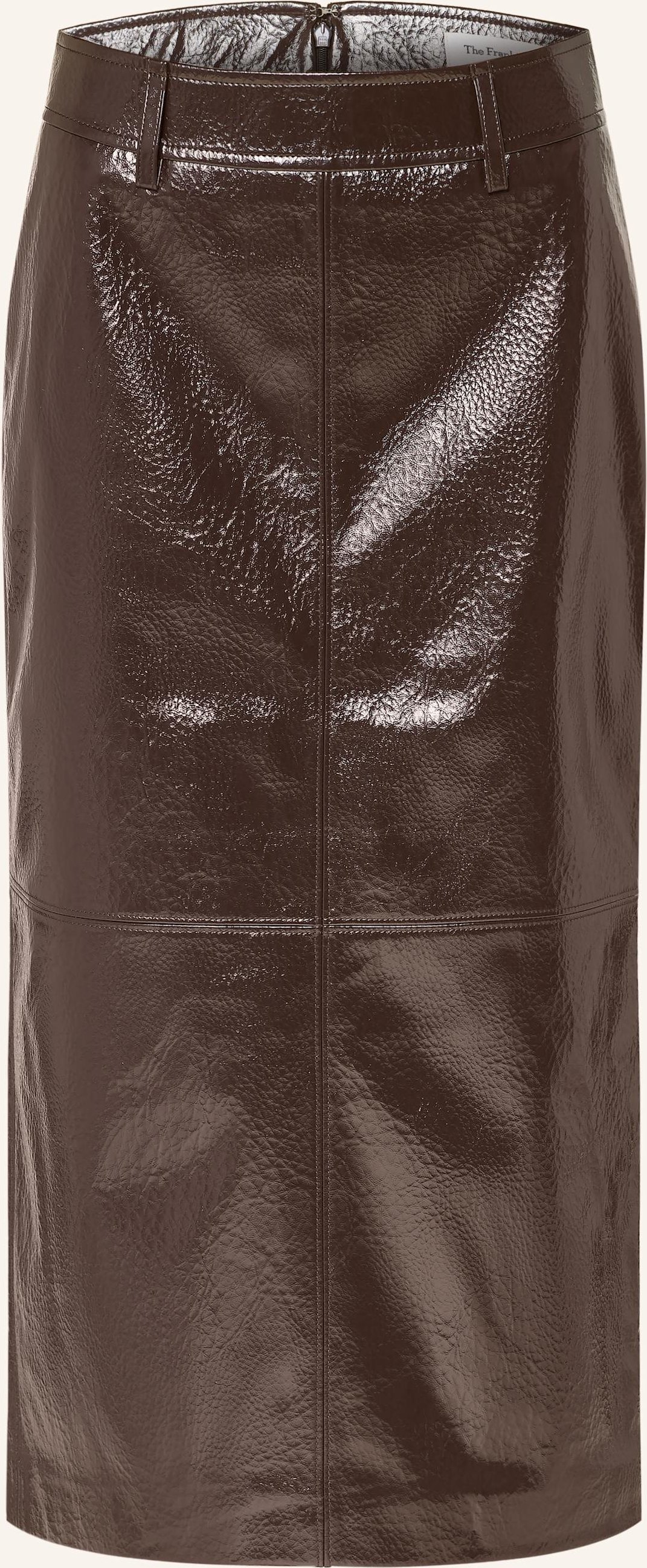 The Frankie Shop Rock Taney In Lederoptik braun