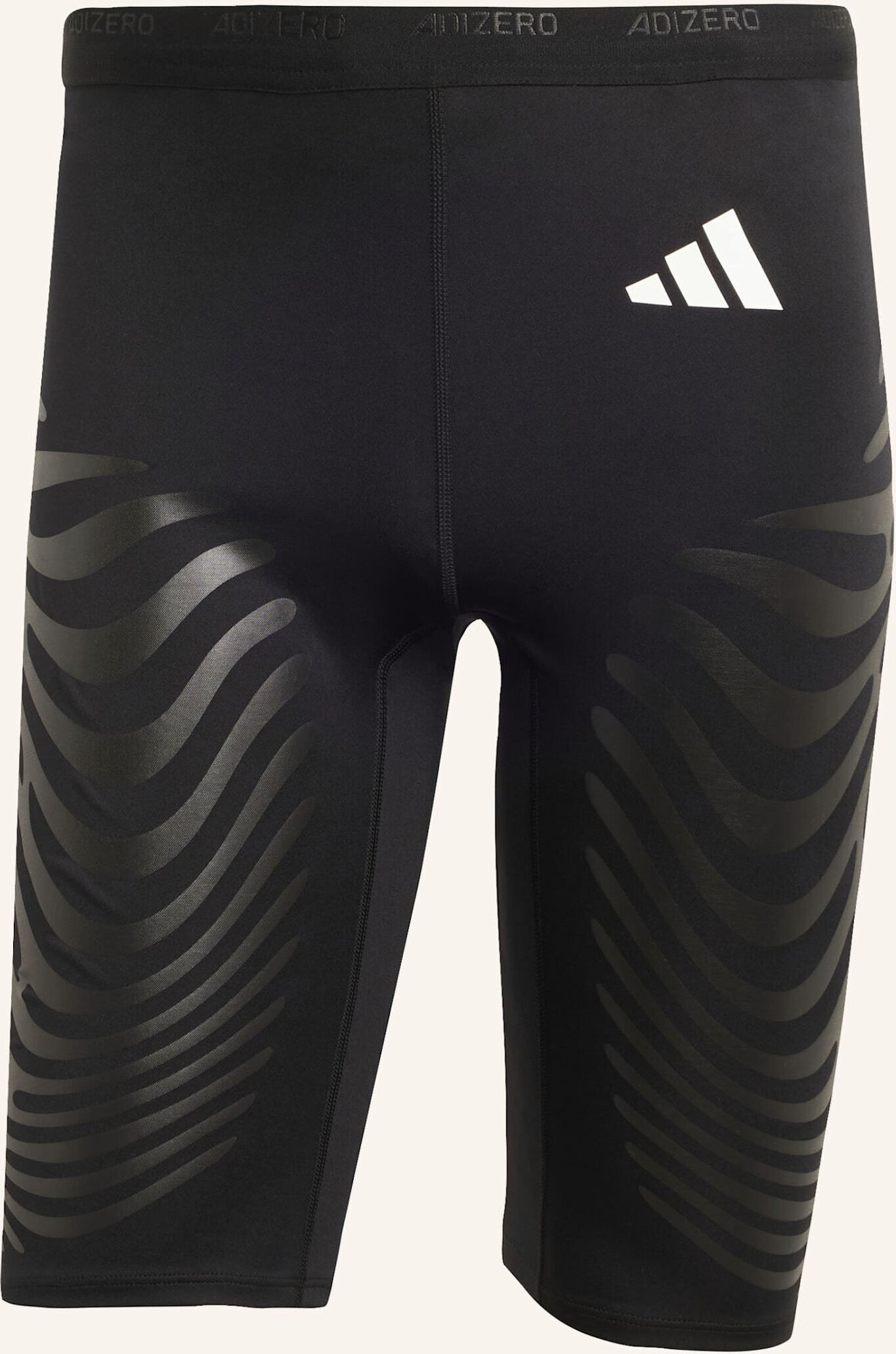 Thumbnail - Adidas Adizero Control Running Kurze Leggings schwarz