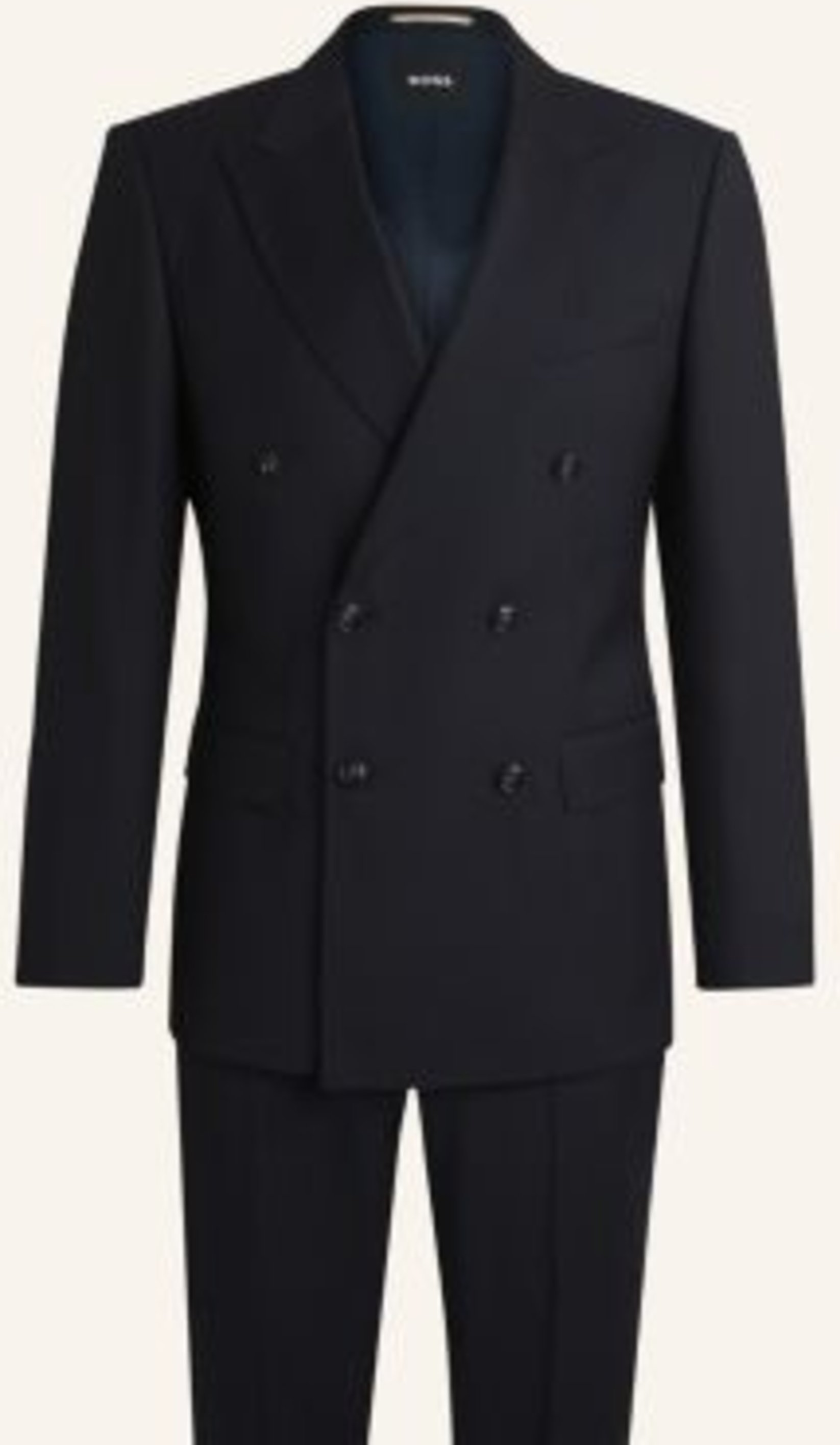 Boss Business Anzug H-Huge-2pcs-Db-254 Slim Fit blau