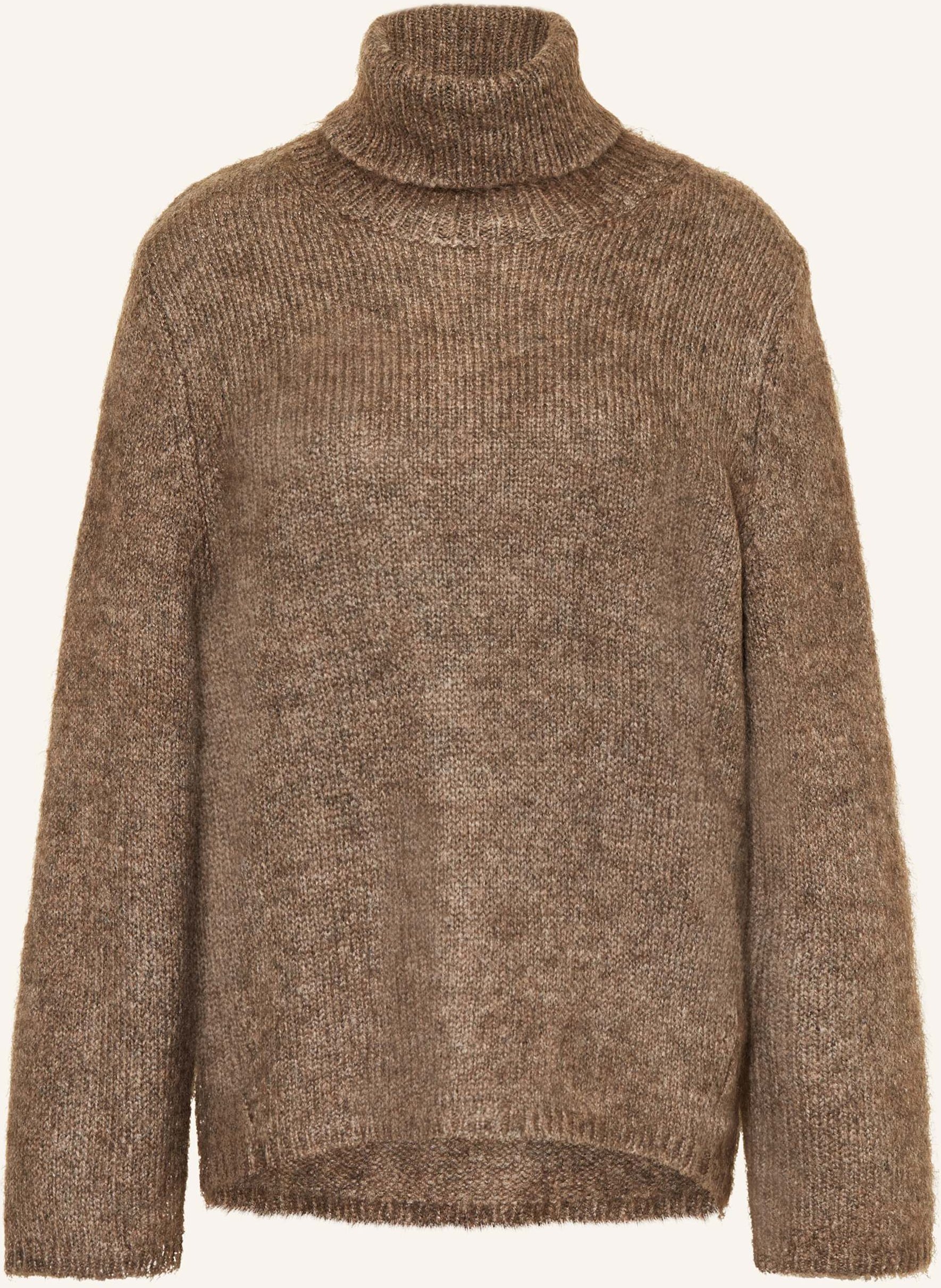 Thumbnail - Mrs & Hugs Rollkragenpullover beige
