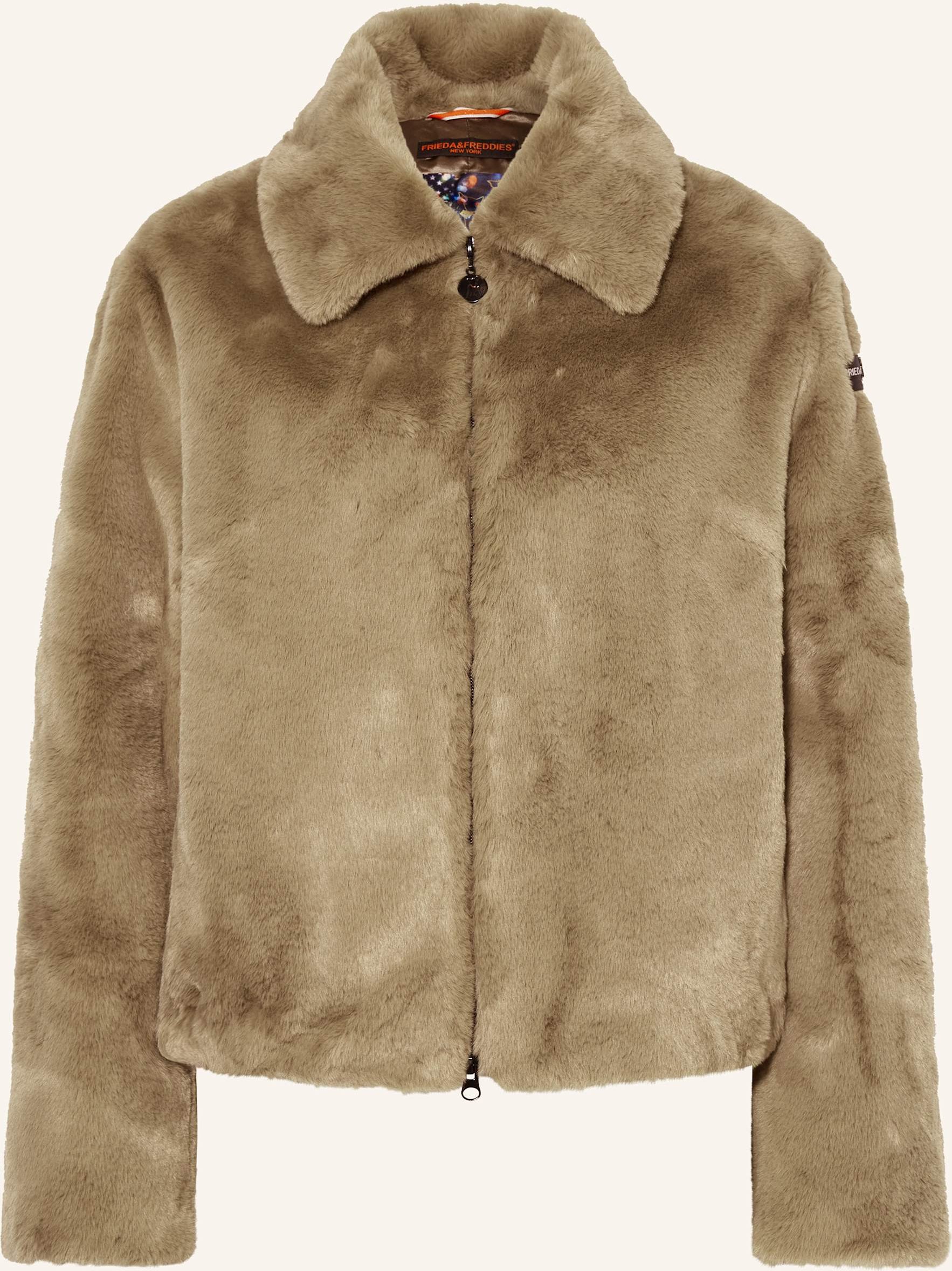 Frieda & Freddies Kunstfell-Jacke Xavy gruen