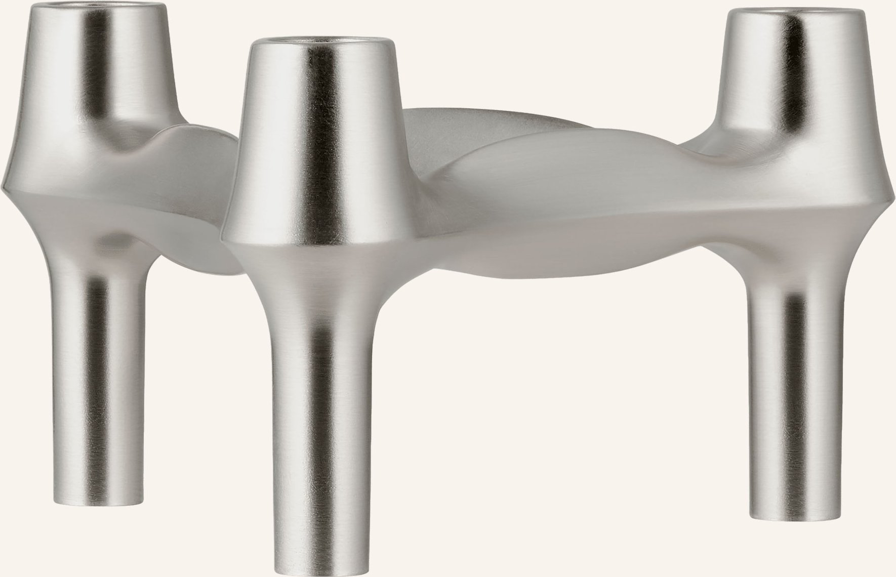 Stoff Nagel Kerzenhalter gold