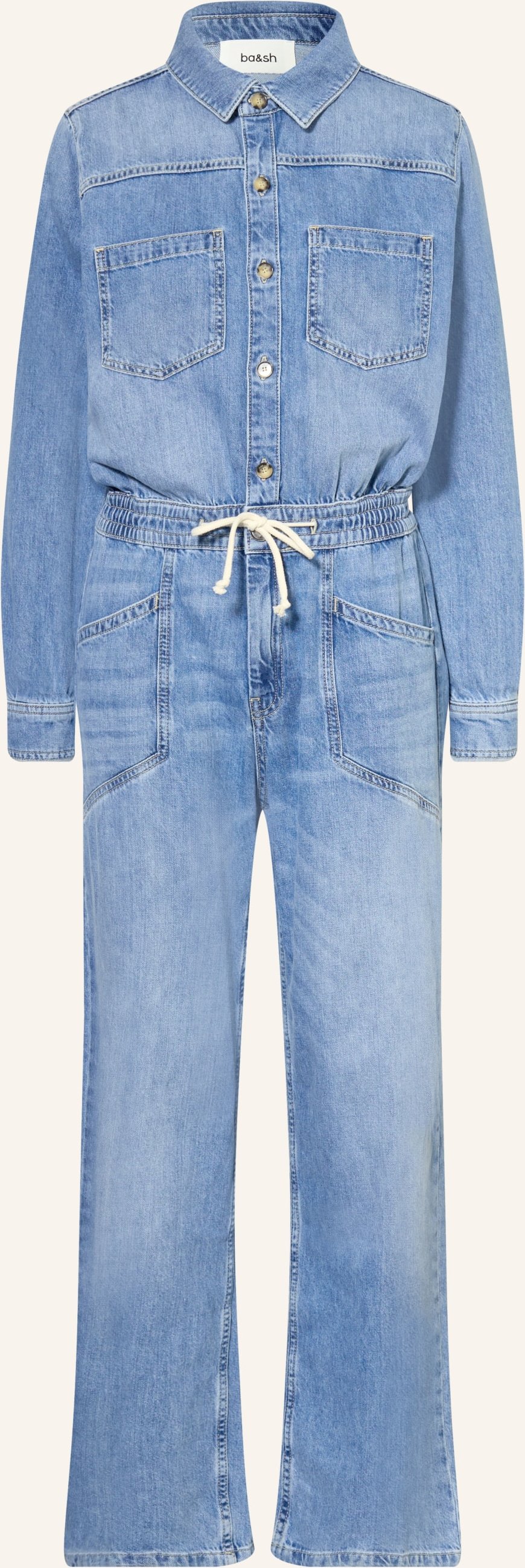 Ba&Sh Jeans-Jumpsuit Myrella blau