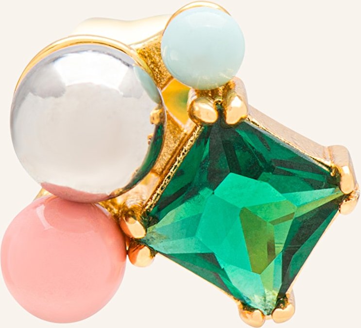 Lulu Copenhagen Ohrstecker Bouquet Green Bling gold