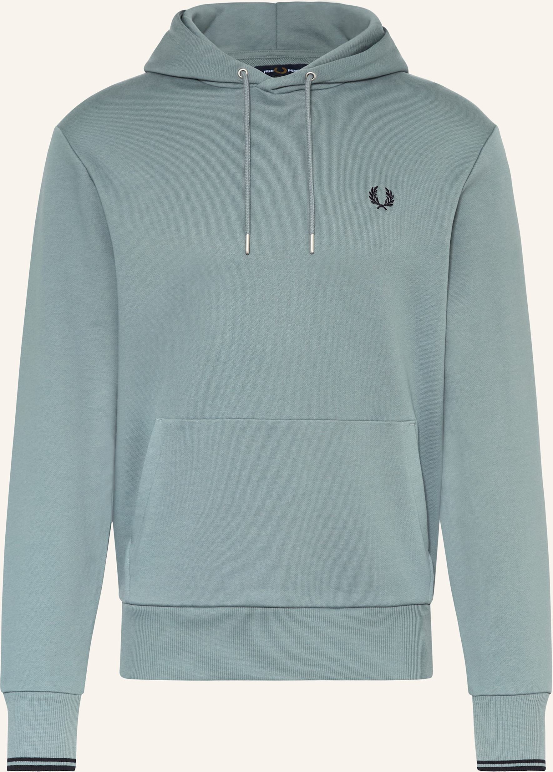Thumbnail - Fred Perry Hoodie m2643 blau
