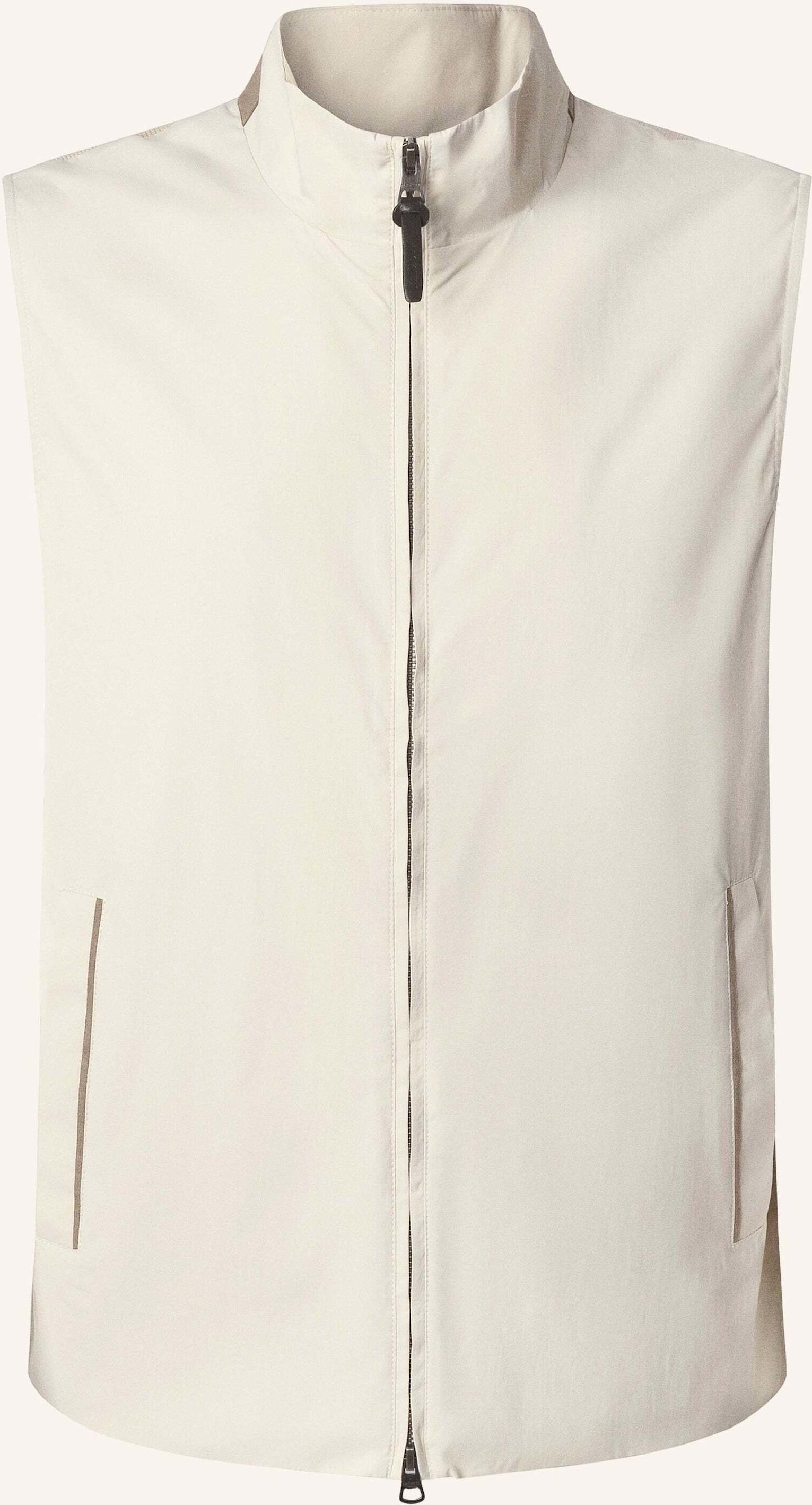 Hackett London Gilet Hybrid Knit Gilet beige