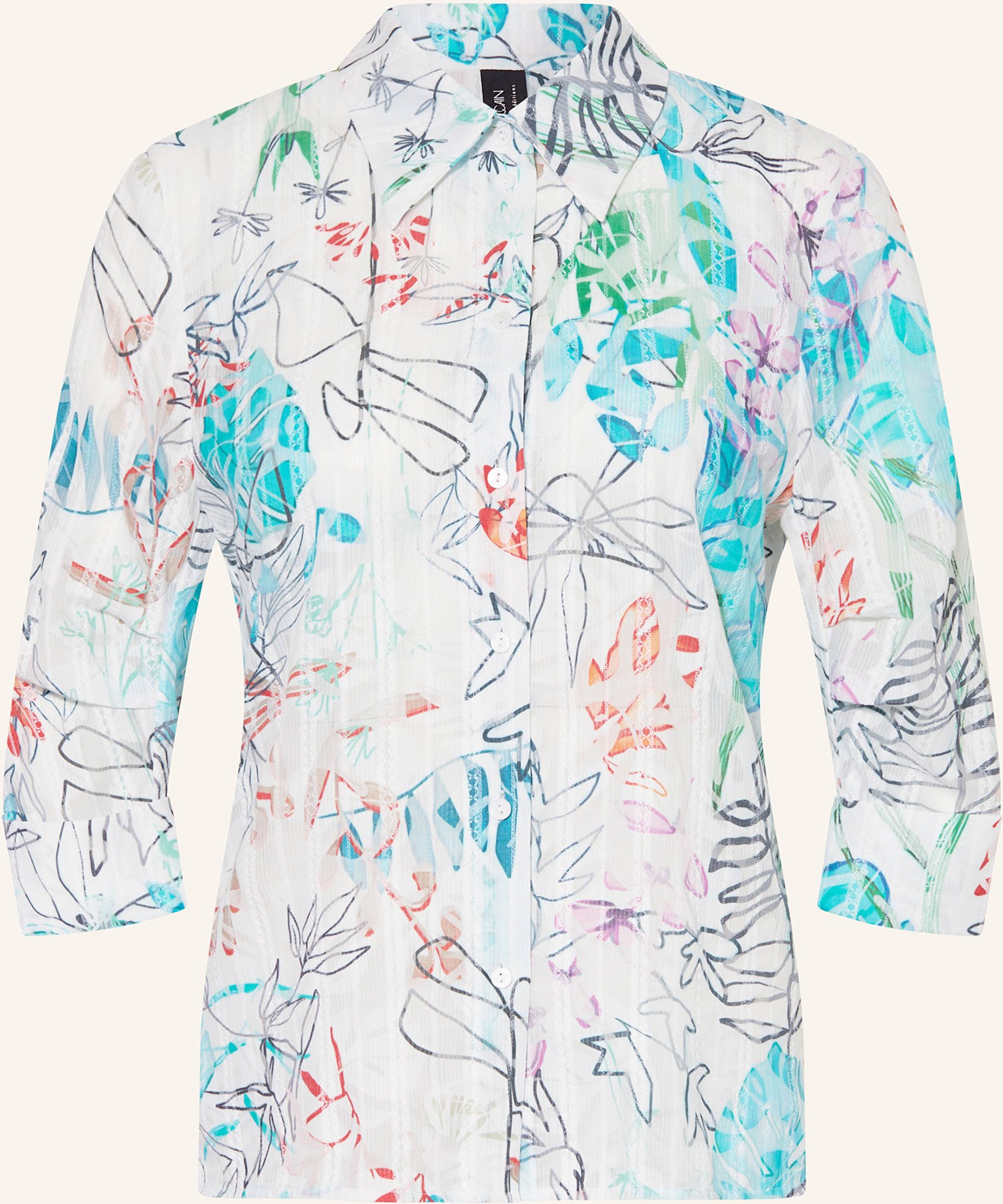 Marc Cain Hemdbluse Mit 3/4-Arm gruen