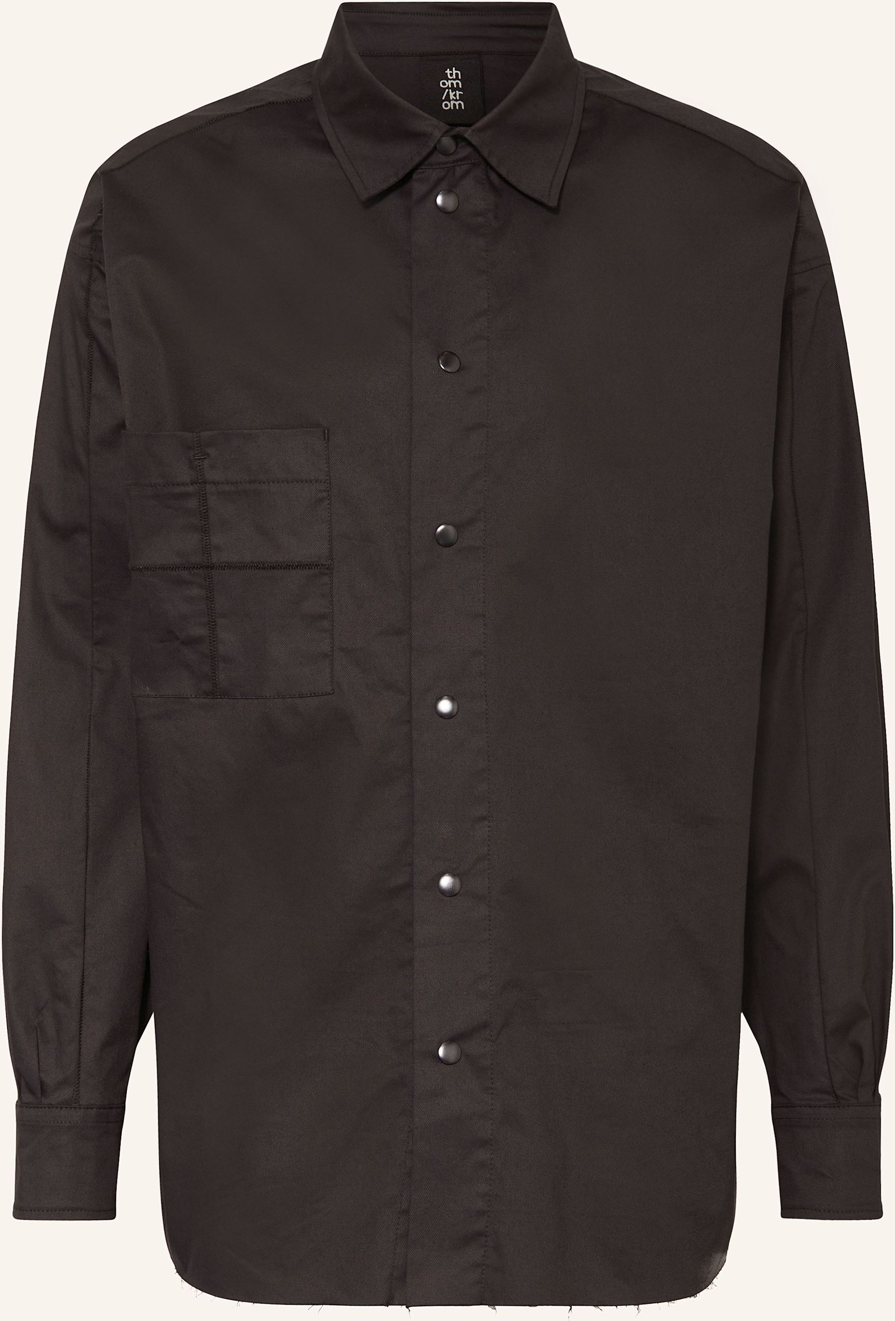 Thom/Krom Overshirt Comfort Fit schwarz