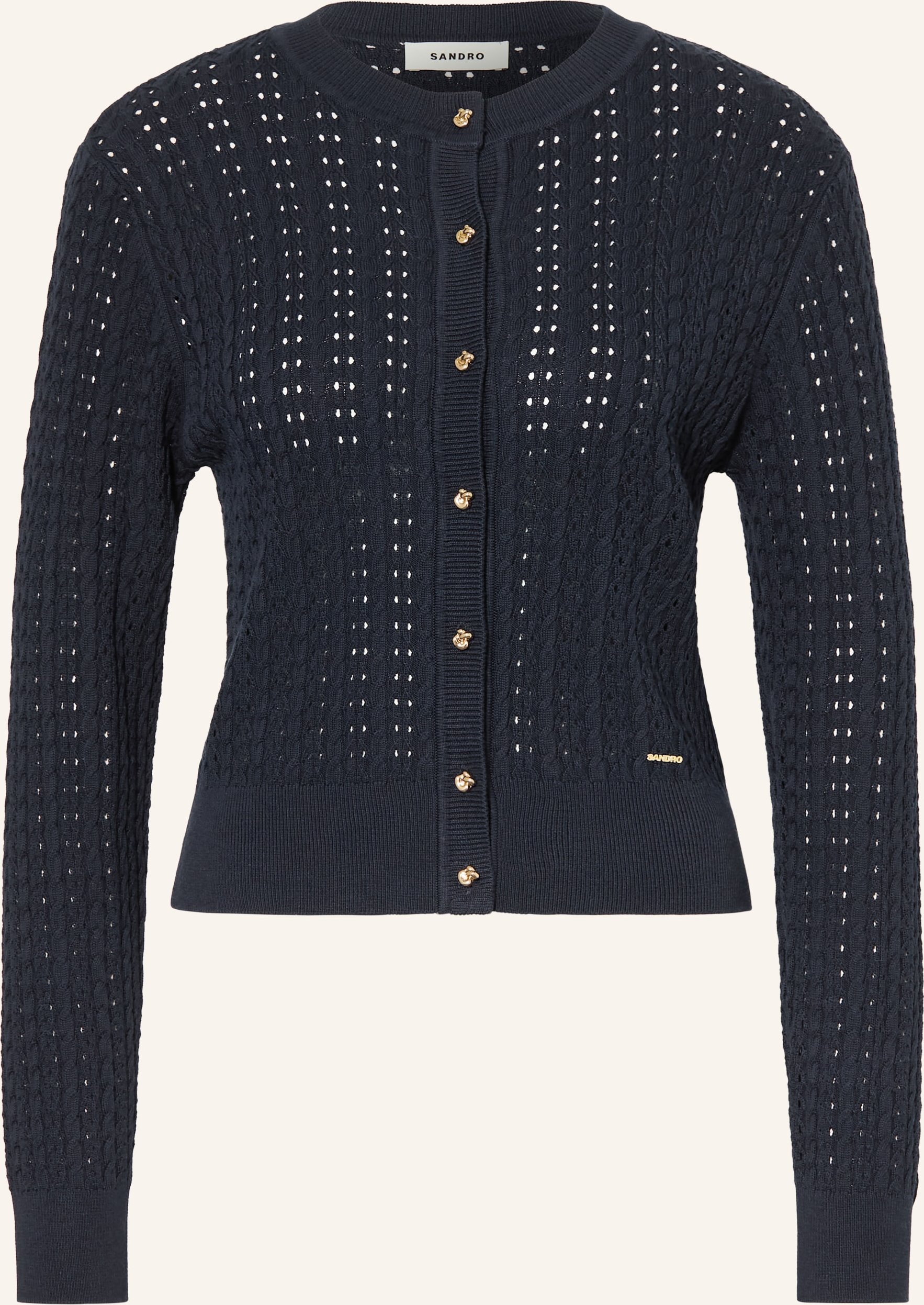 Sandro Strickjacke blau