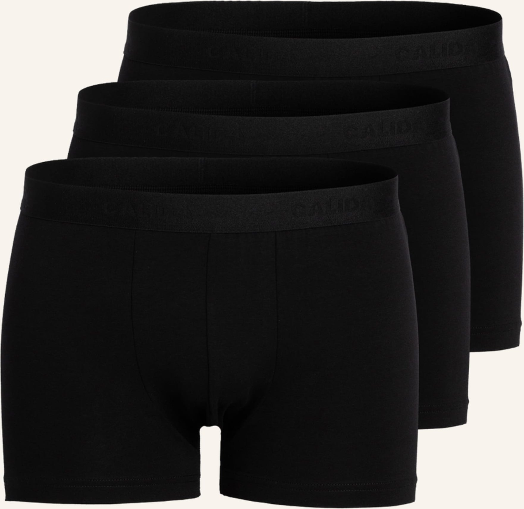 Thumbnail - Calida 3er-Pack Boxershorts Natural Benefit schwarz