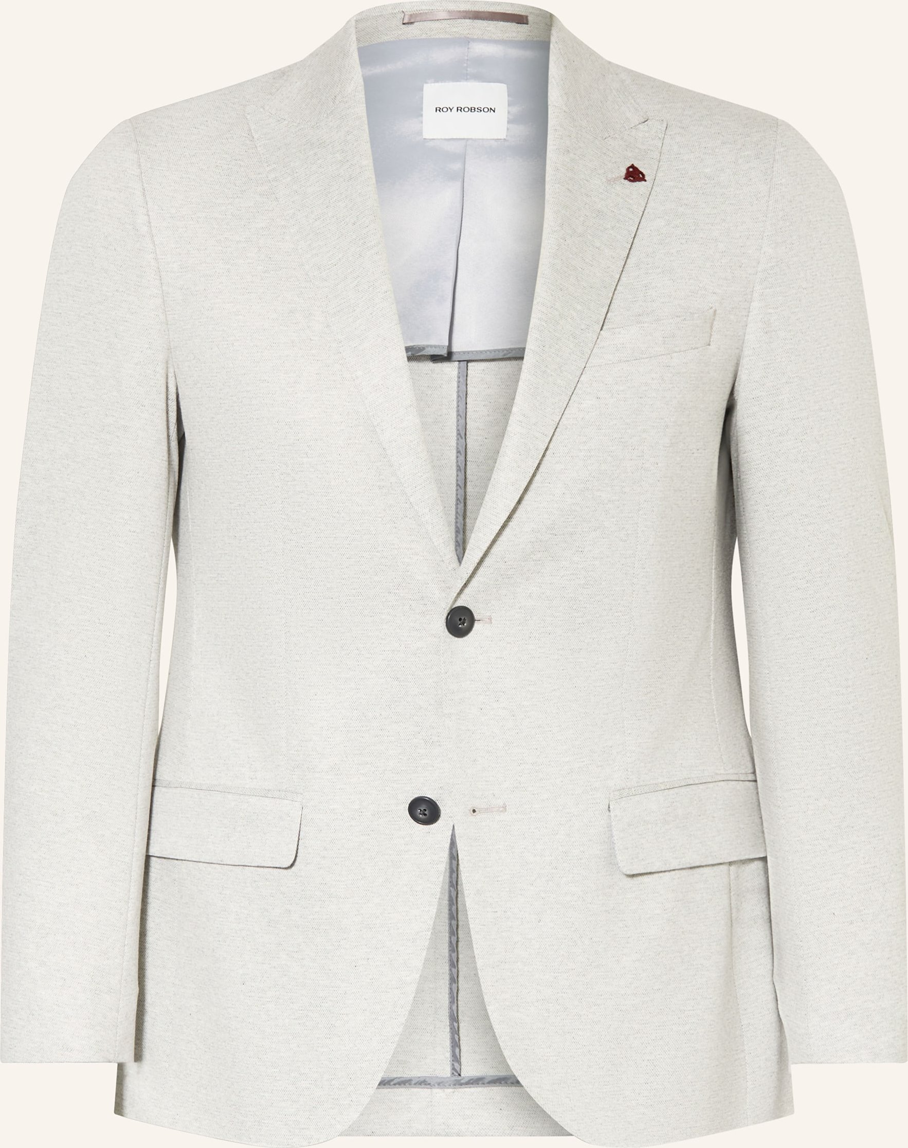 Roy Robson Anzugsakko Slim Fit grau