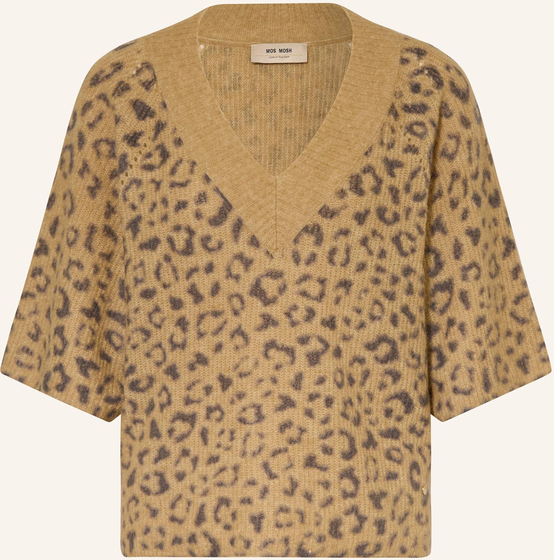 Thumbnail - Mos Mosh Oversized-Pullover Mmtaci Mit 3/4-Arm beige