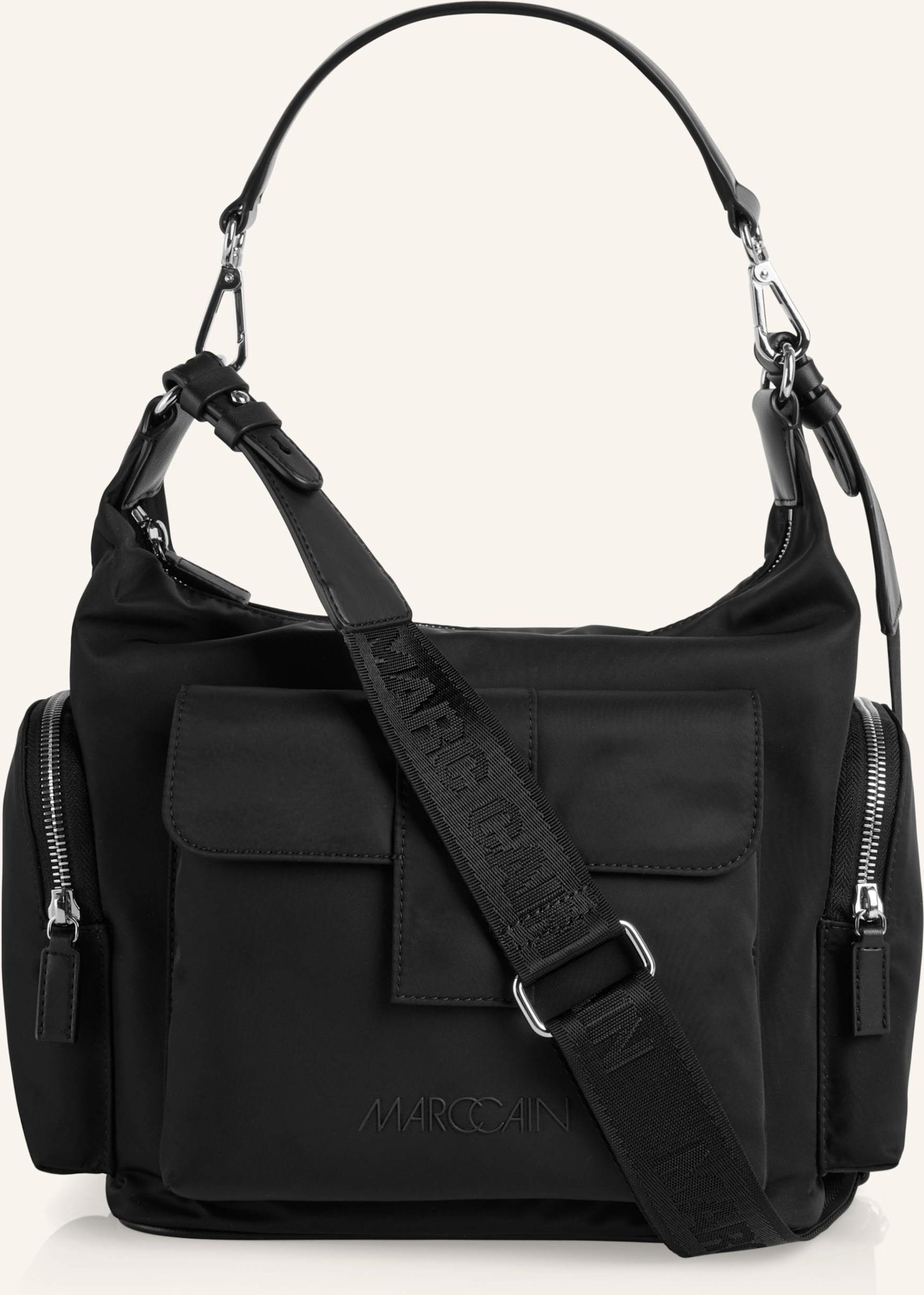 Marc Cain Schultertasche schwarz