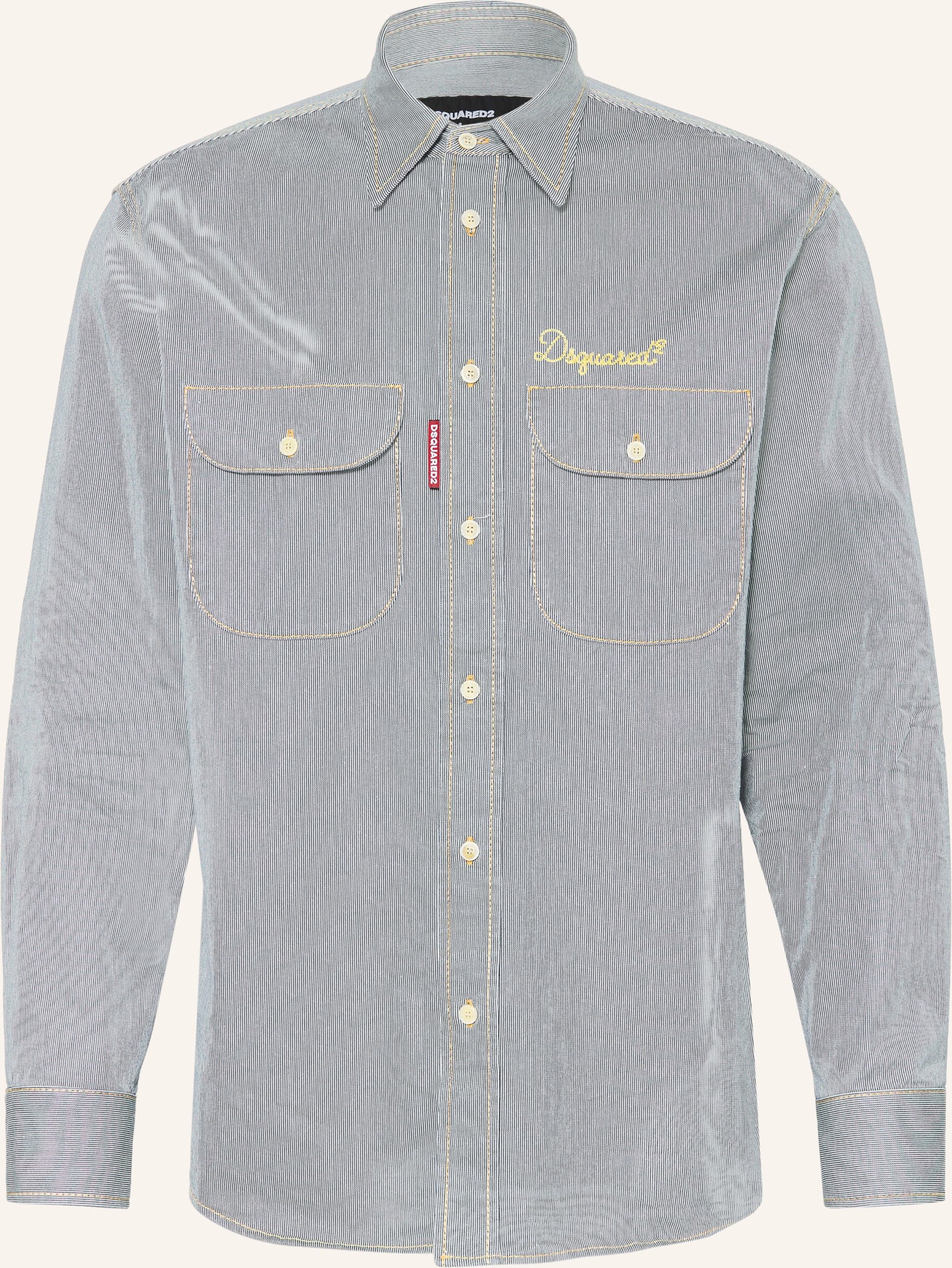 dsquared2 Hemd Comfort Fit blau