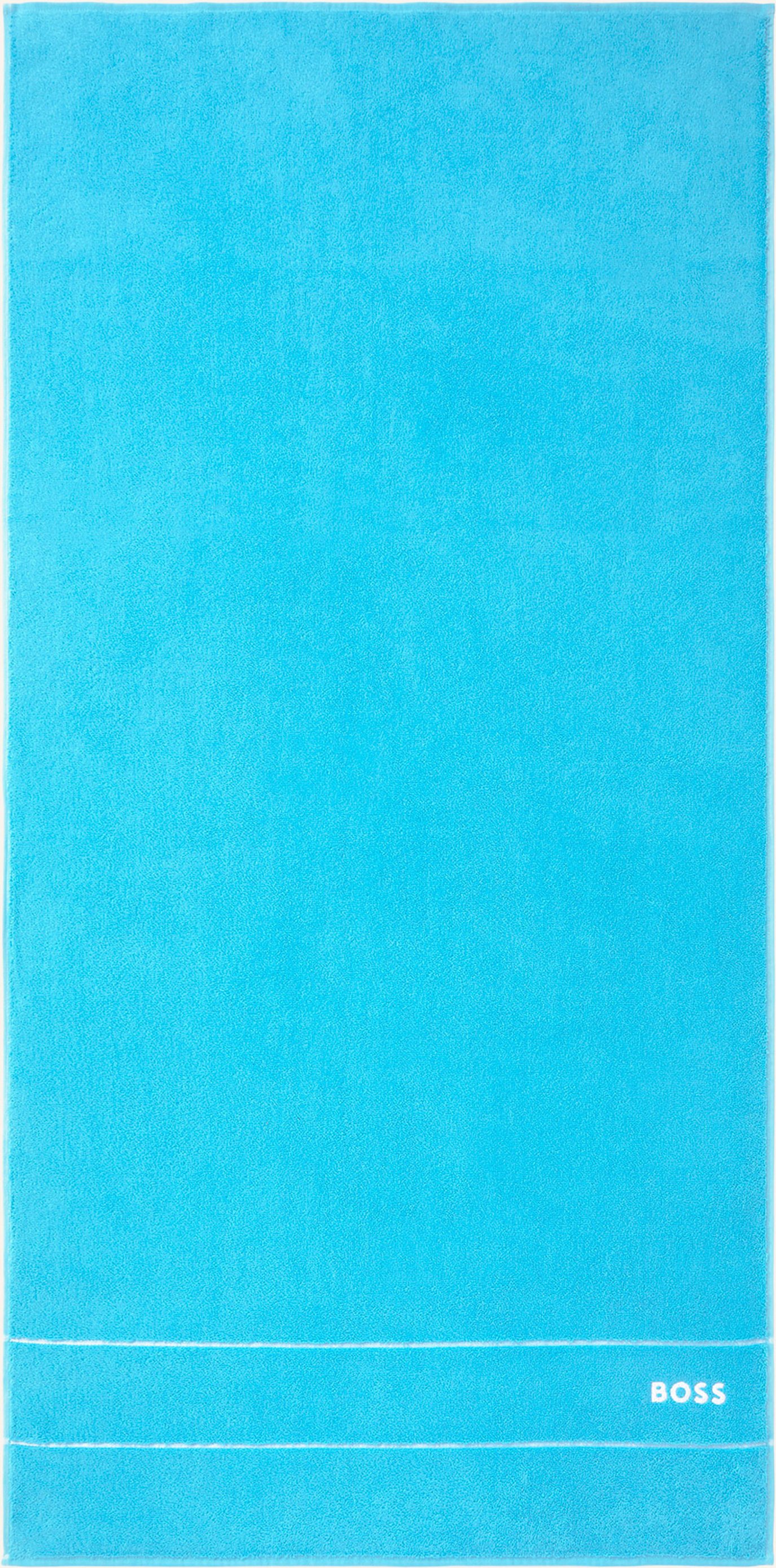 Boss Duschtuch Plain blau