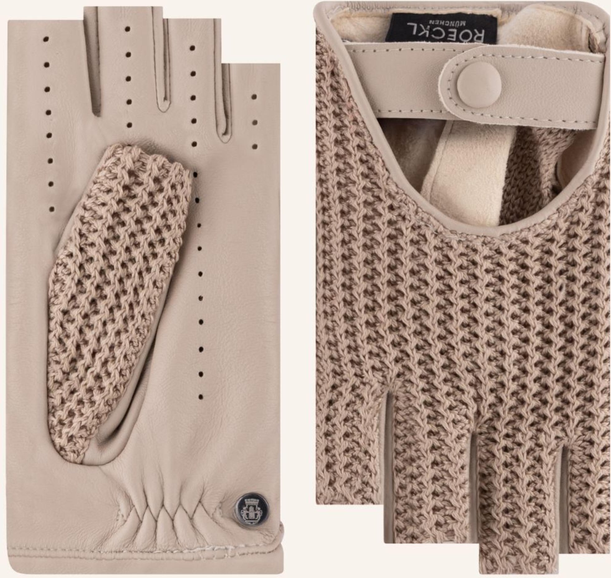Roeckl Handschuhe Sorrento Autofahrer beige