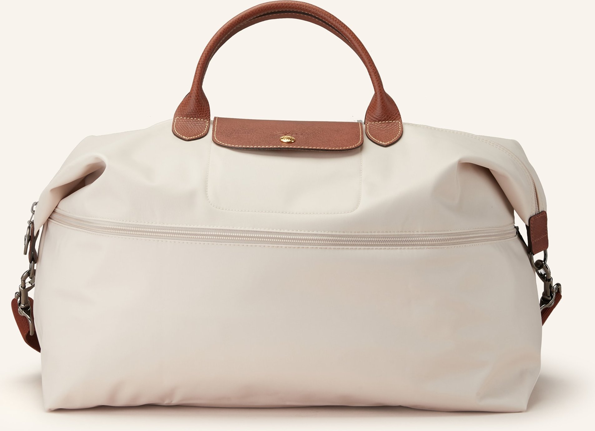 Longchamp Weekender Le Pliage weiss