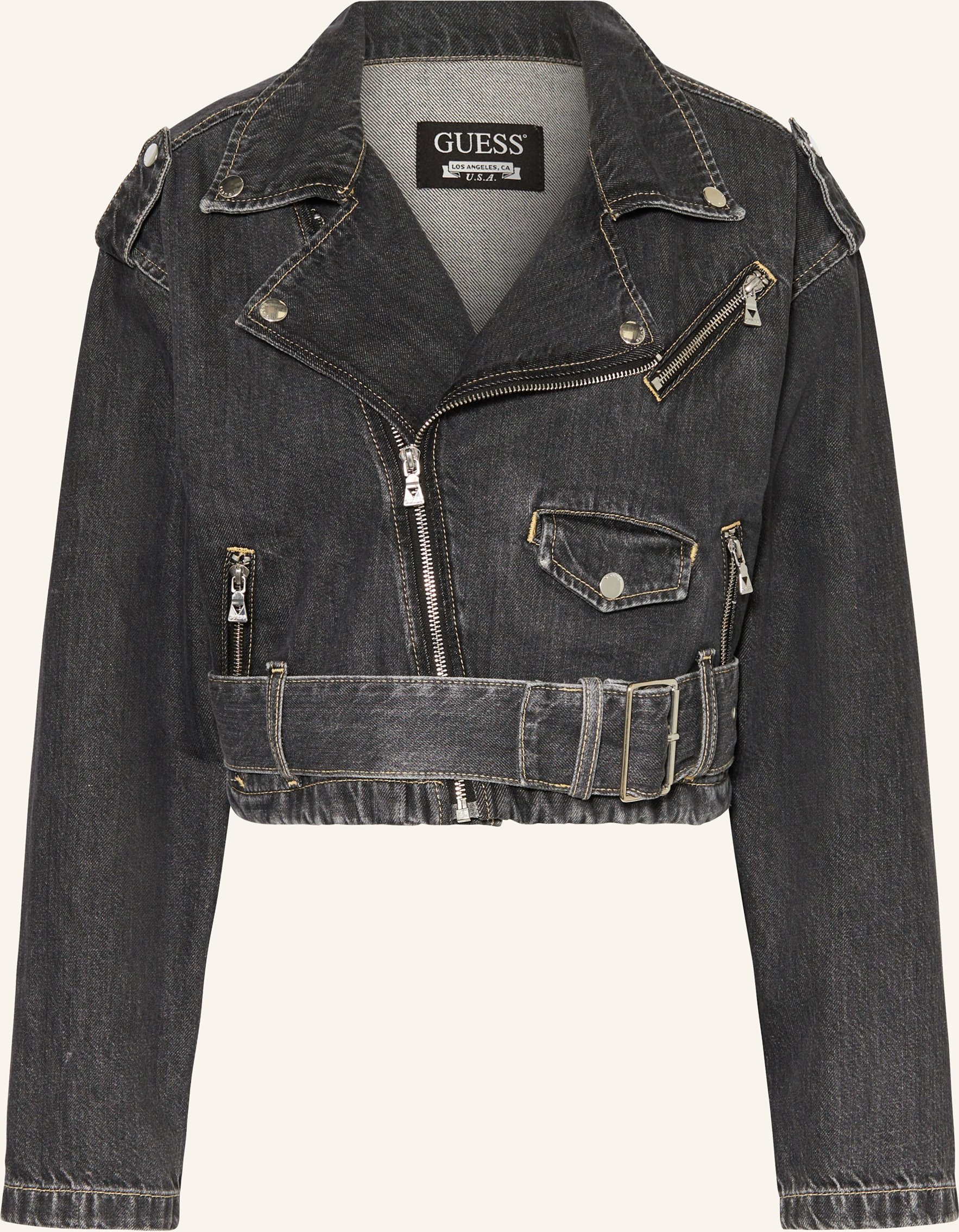 Guess Jeansjacke Sandy schwarz