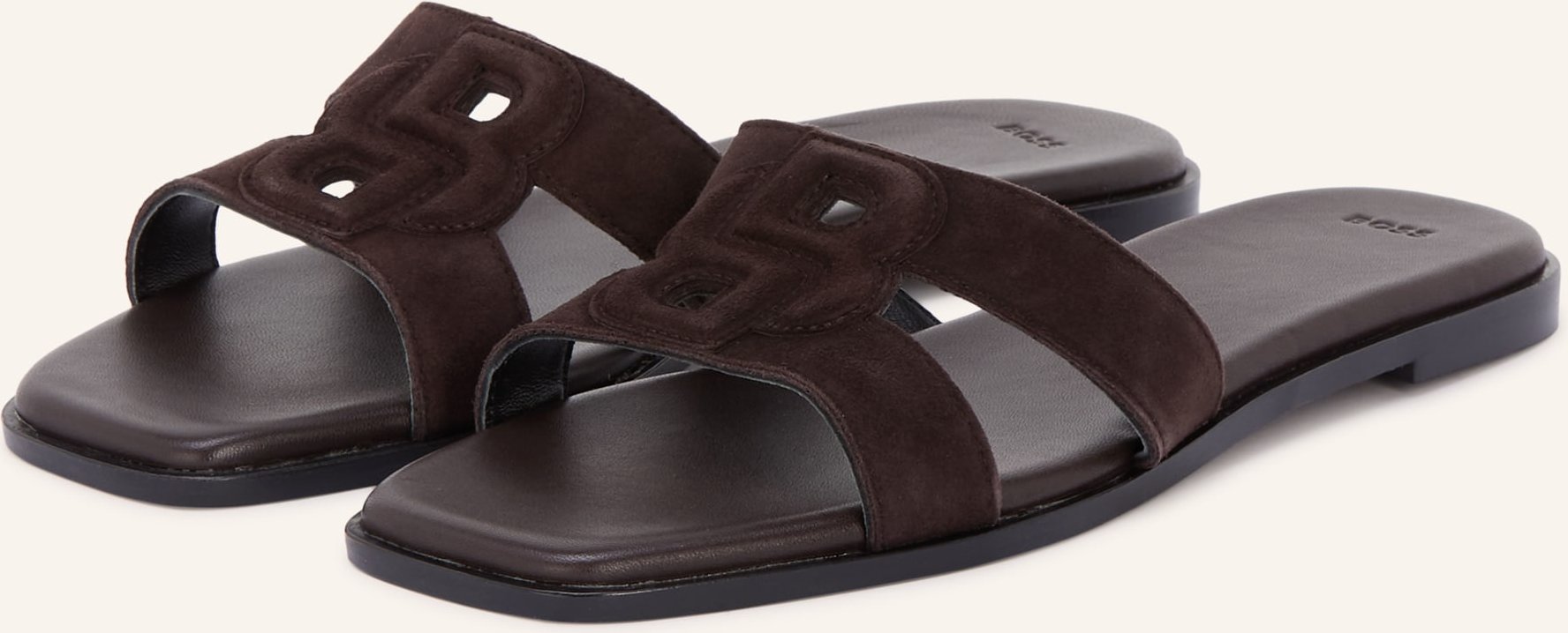 Boss Pantoletten Charlize braun