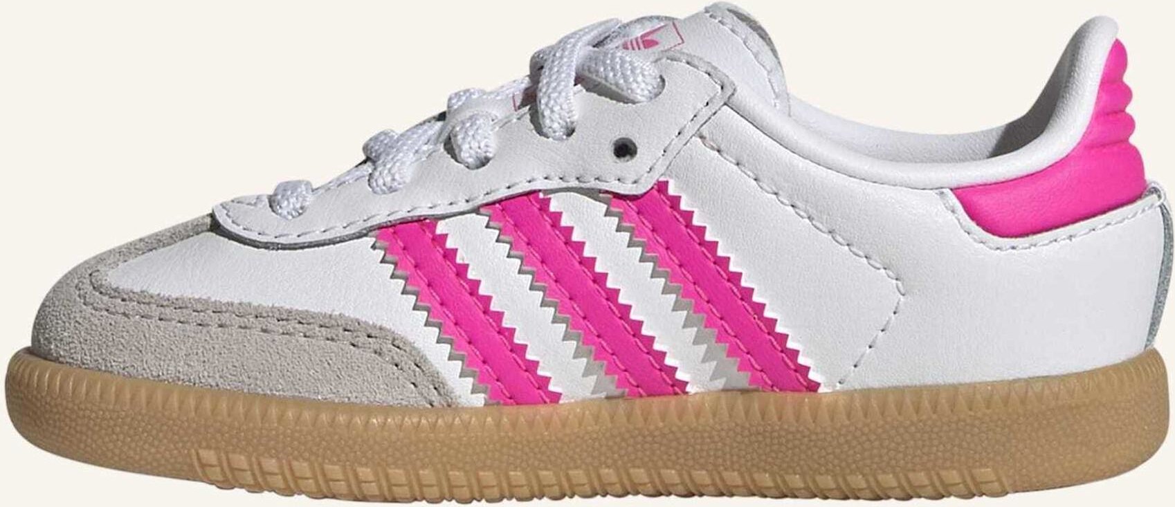 Adidas Originals Samba Og Kids Schuh, Komfortverschluss, Elastische Schnürsenkel weiss