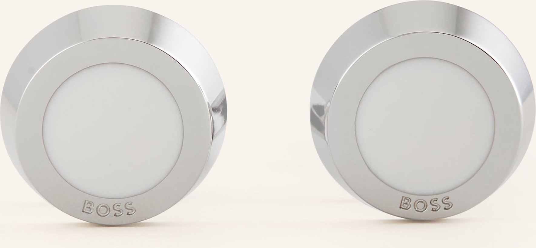 Boss Manschettenknöpfe Simony weiss