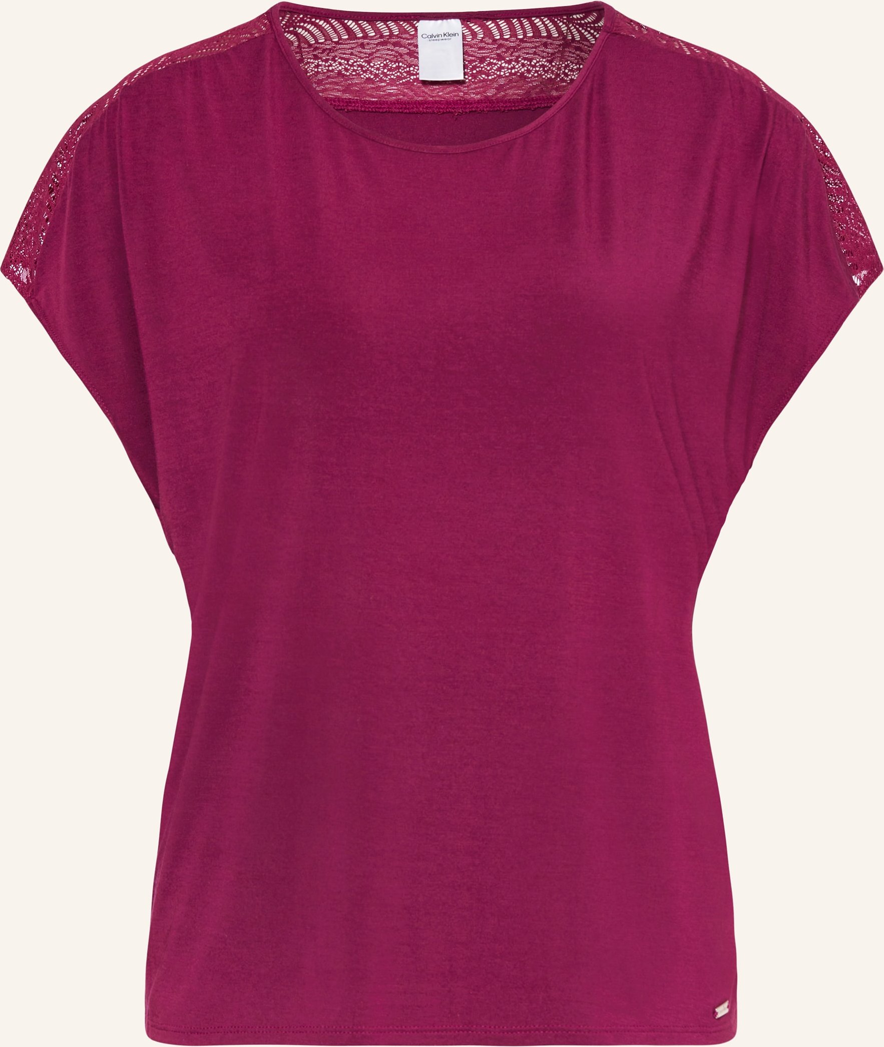 Thumbnail - Calvin Klein Schlafshirt Minimalist rot