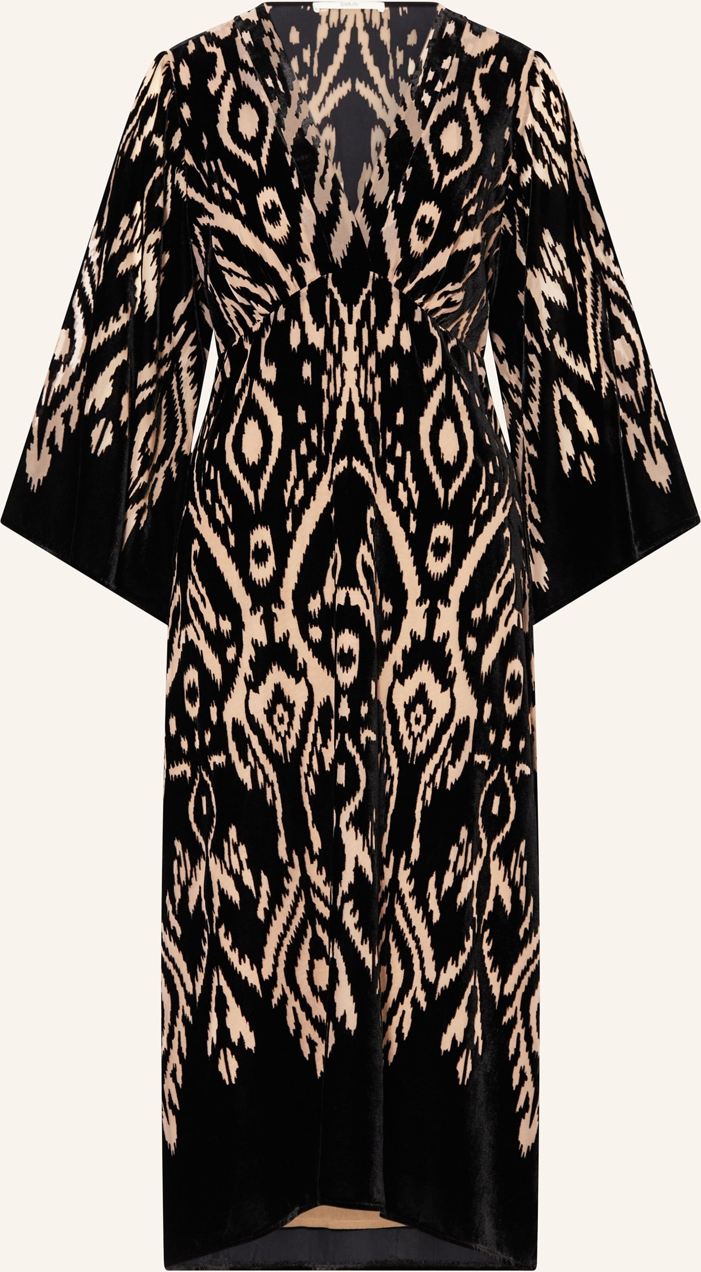 Ba&Sh Samtkleid Alba schwarz