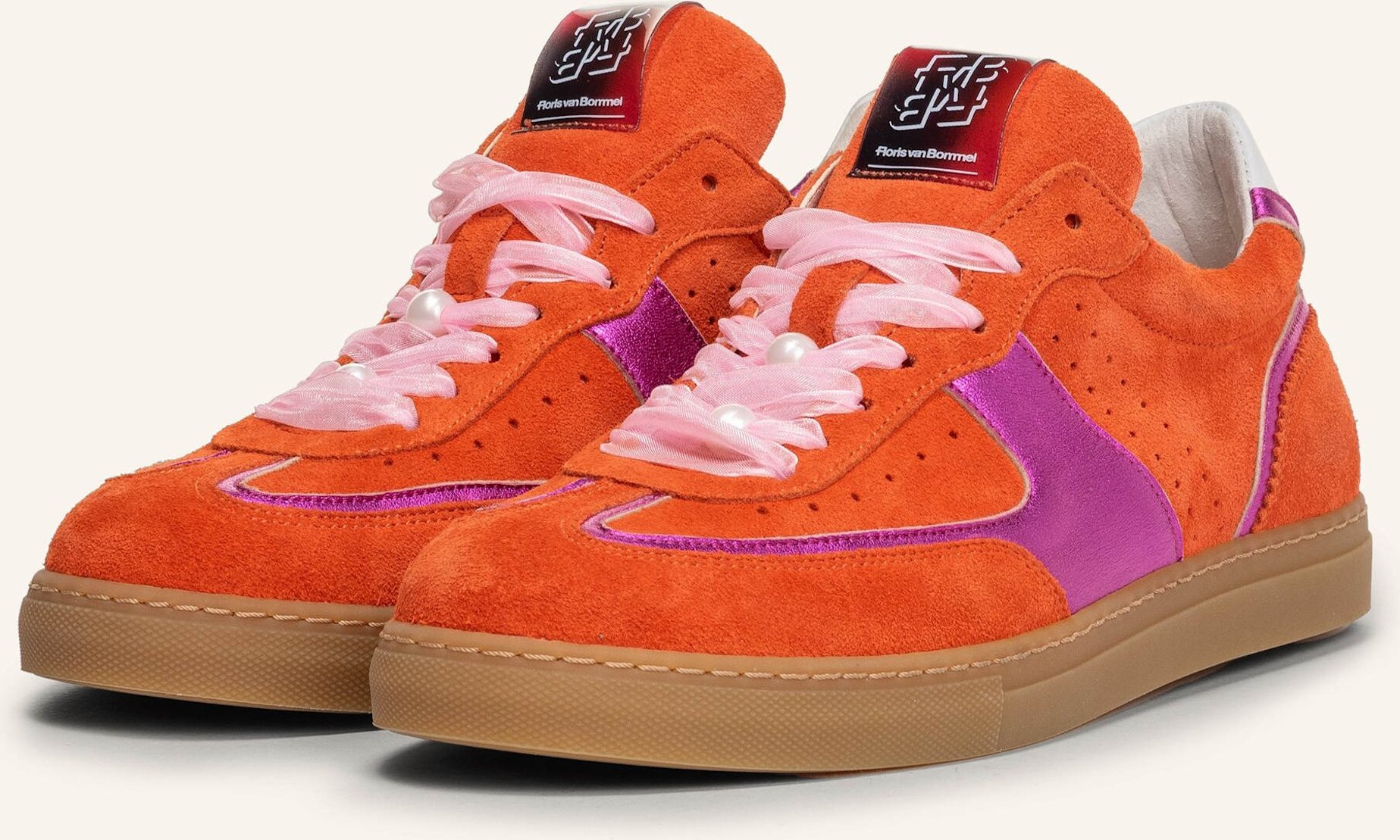 Floris Van Bommel Sneaker Minni 04 orange
