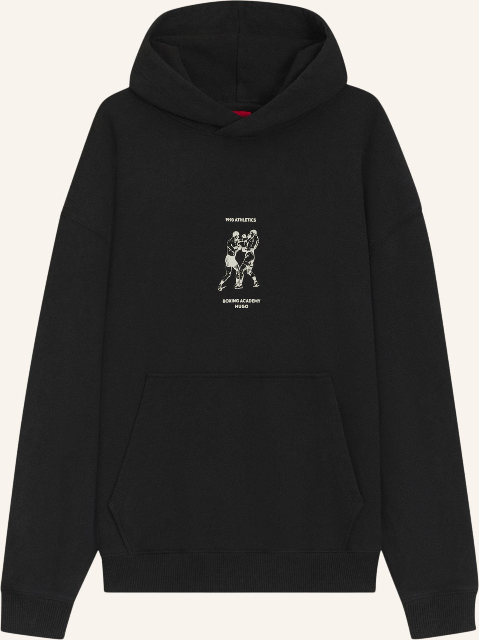 Hugo Sweatshirt Duwrestie Oversize Fit schwarz